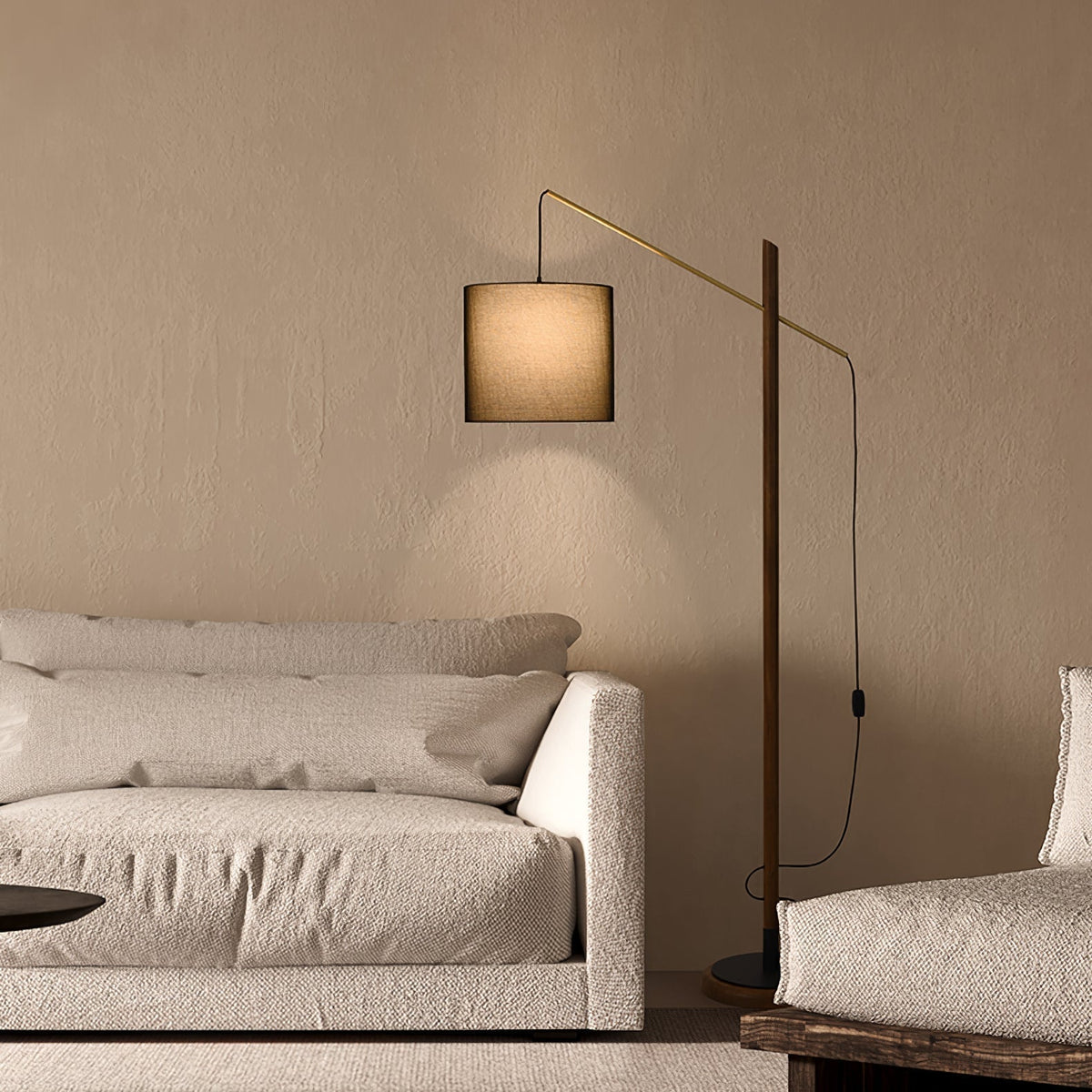 Nyvariol Minimalist Wood Floor Lamp