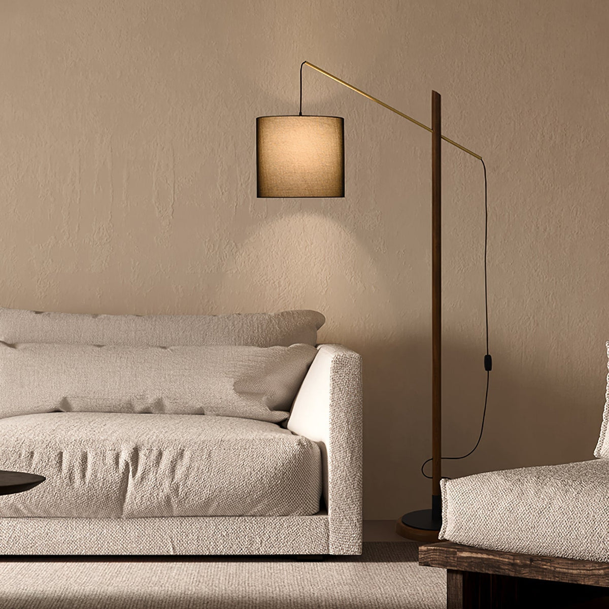 Nyvariol Minimalist Wood Floor Lamp