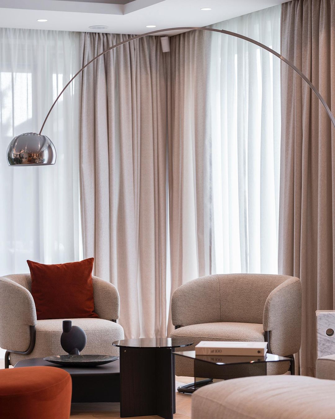 Alevra Steel Marble Floor Lamp