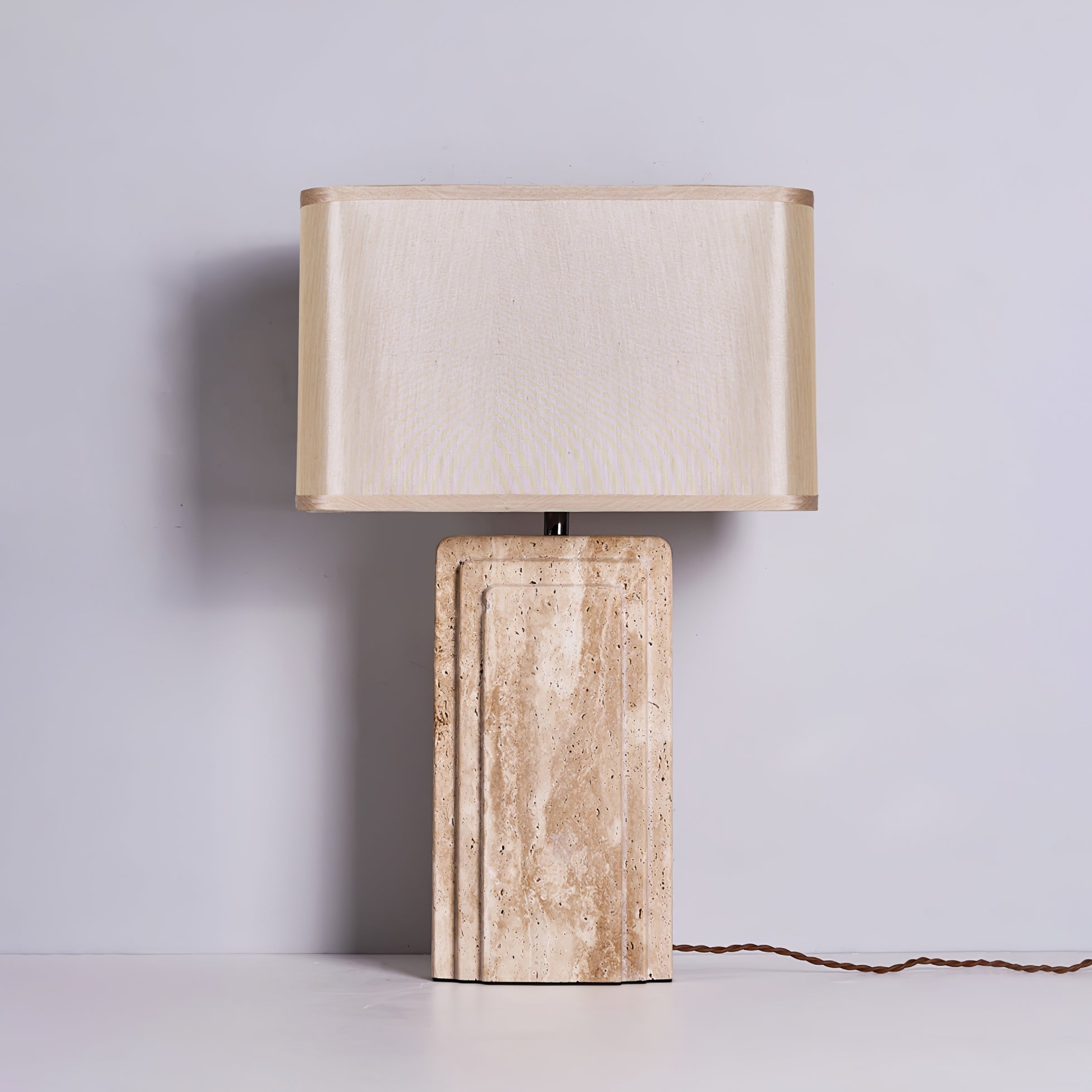 Cocare Travertine Table Lamp