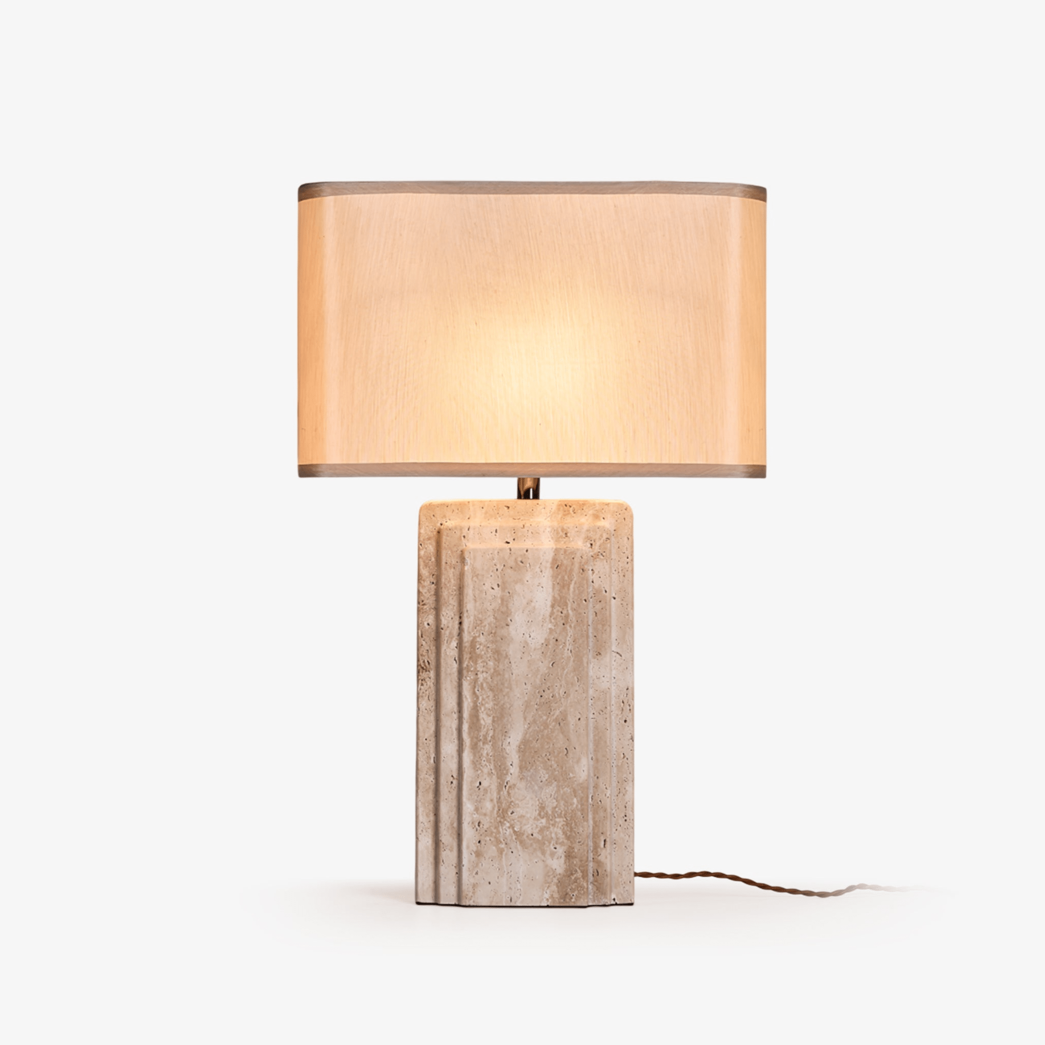 Cocare Travertine Table Lamp