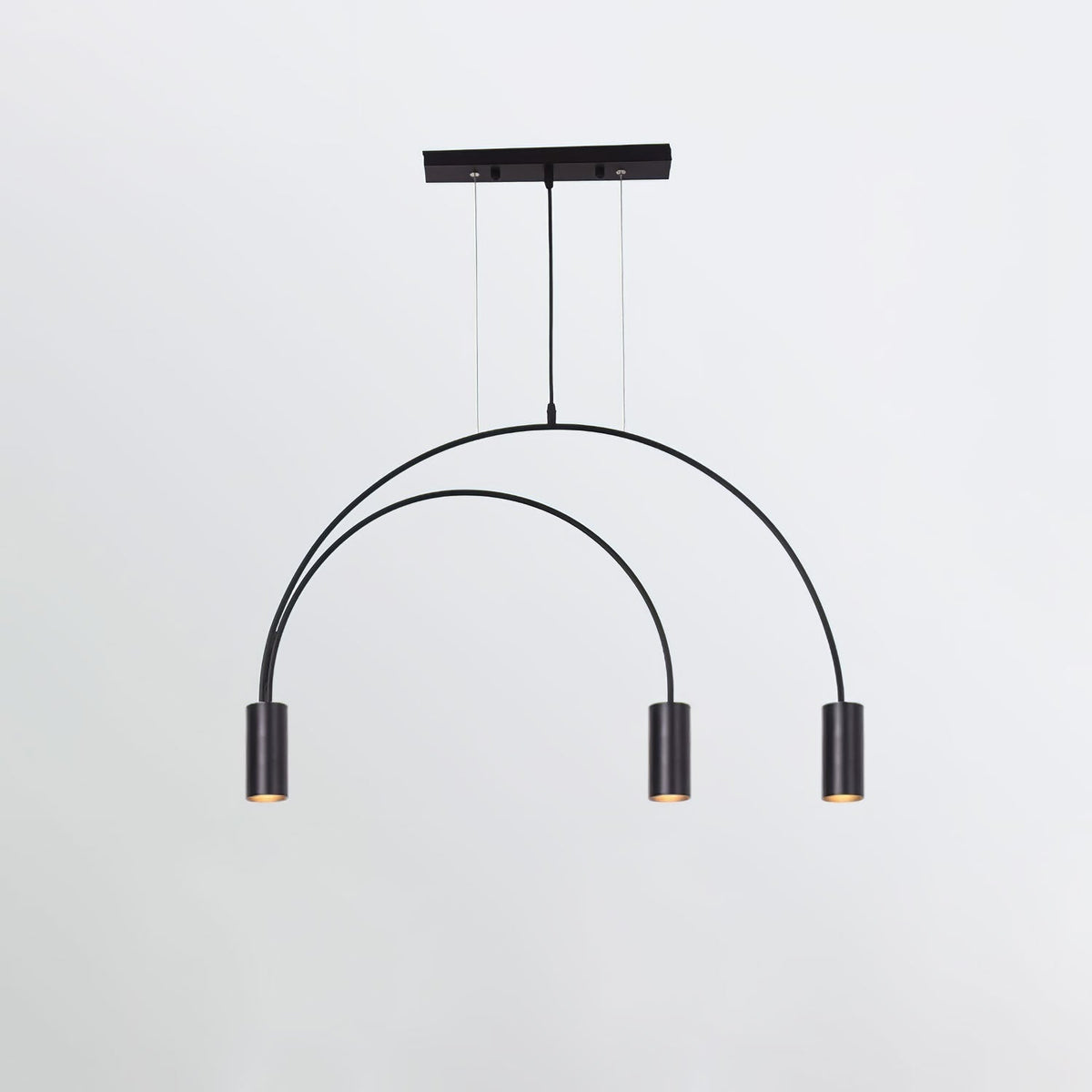 Noriel Pendant Lamp Overlapping Cylinder Minimalist Dining Room