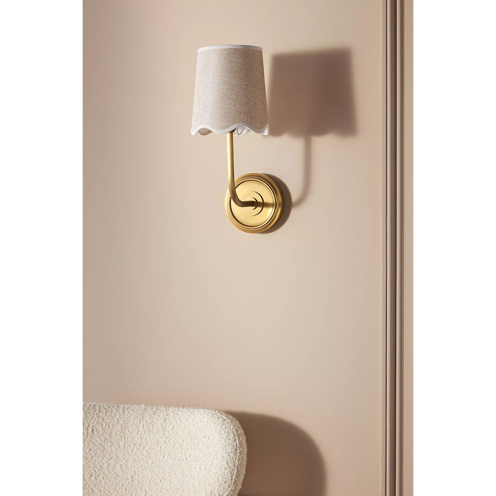 Sifuvyo Modern Minimalist Fabric Wall Lamp - Neutral Decor