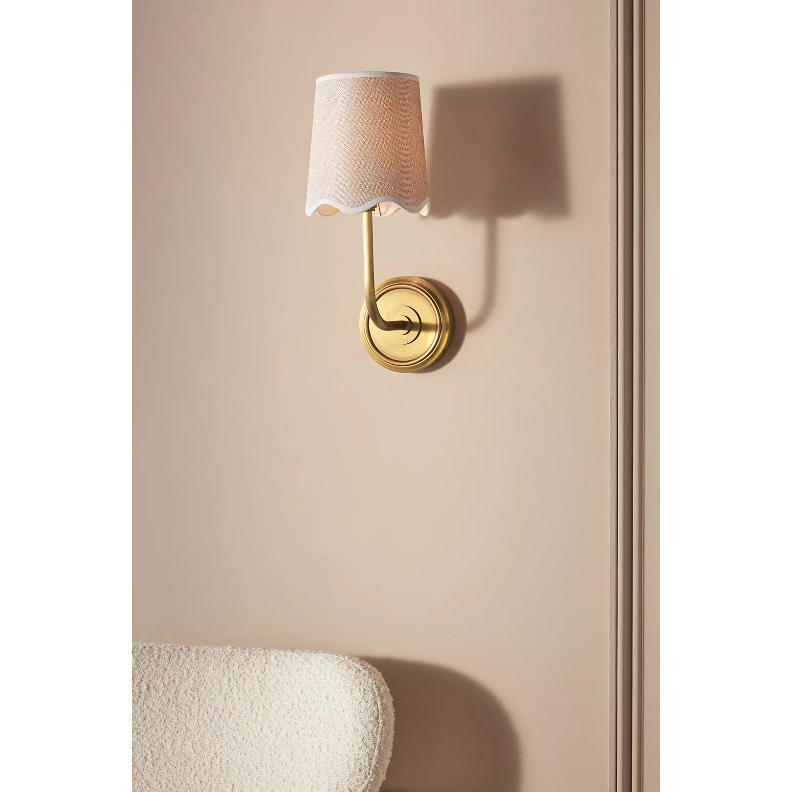 Sifuvyo Modern Minimalist Fabric Wall Lamp - Neutral Decor