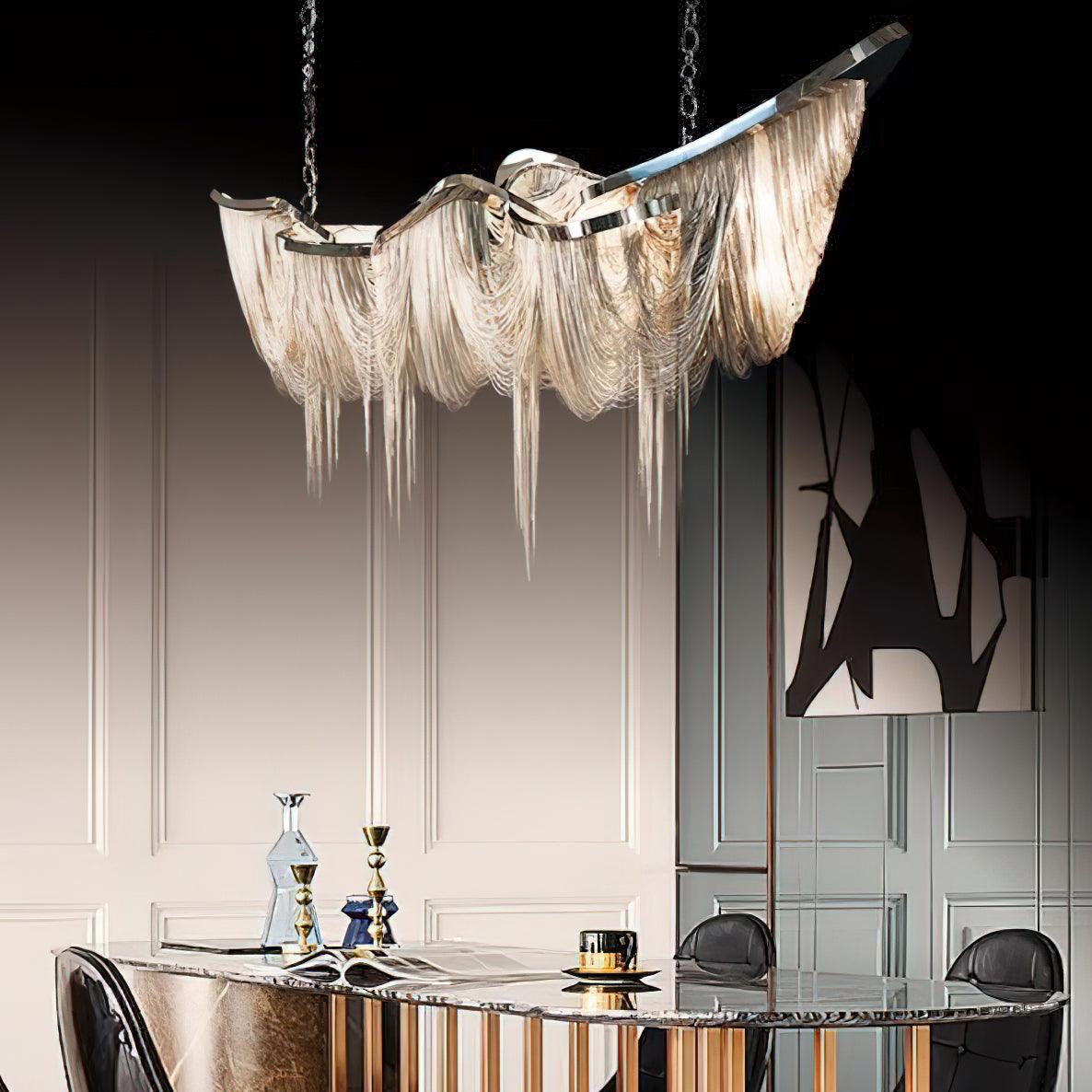 Soleraria Chandelier Tassel Gold