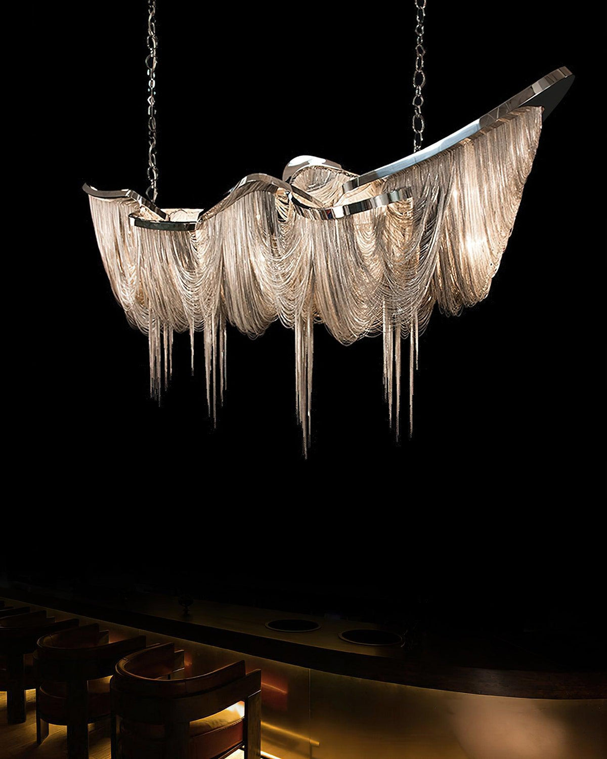 Soleraria Chandelier Tassel Gold