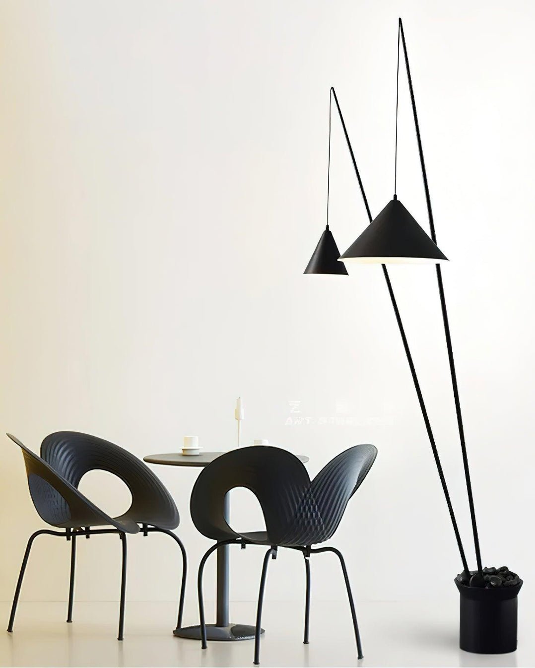 Canorara Multi-Arm Black Floor Lamp