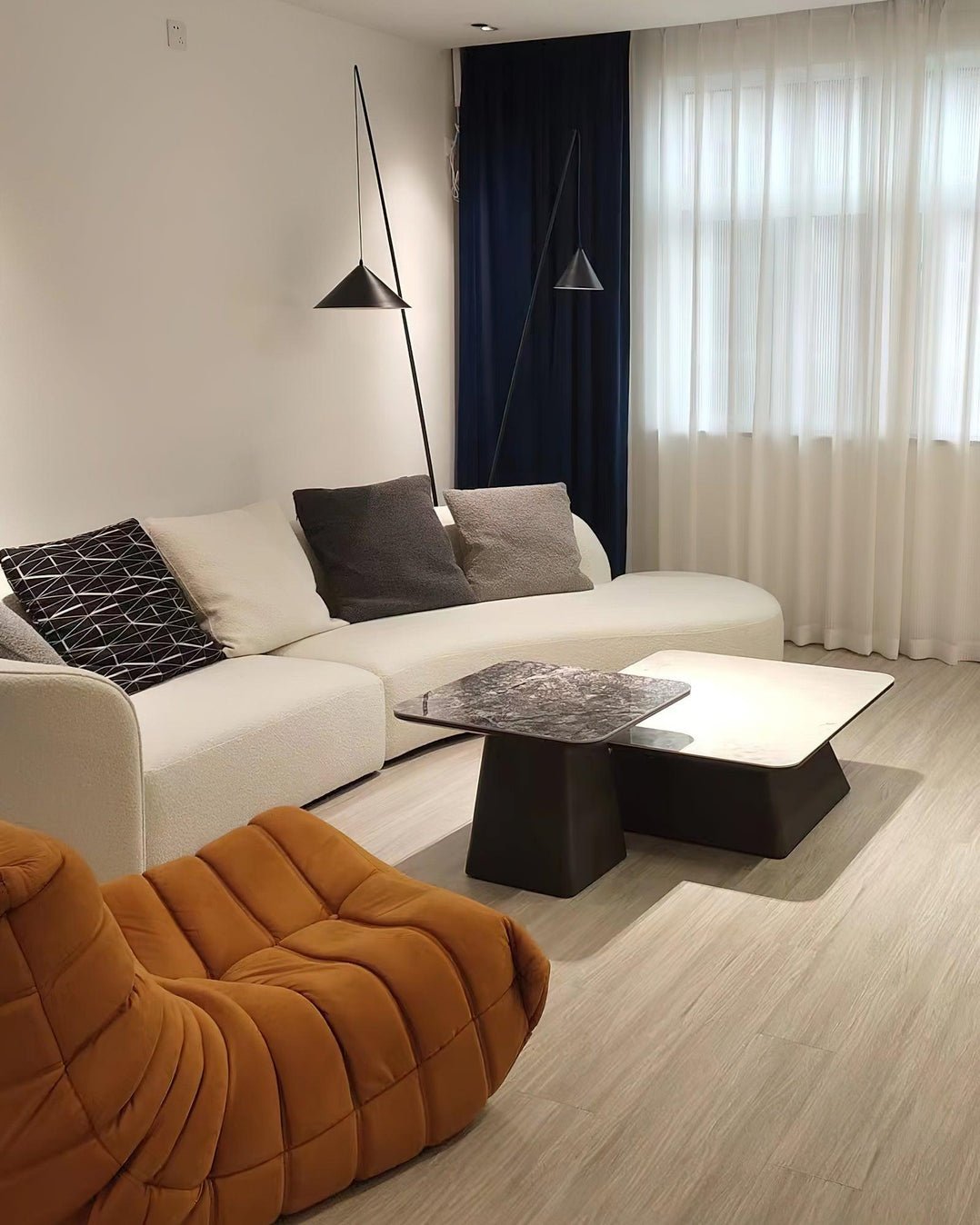 Canorara Multi-Arm Black Floor Lamp