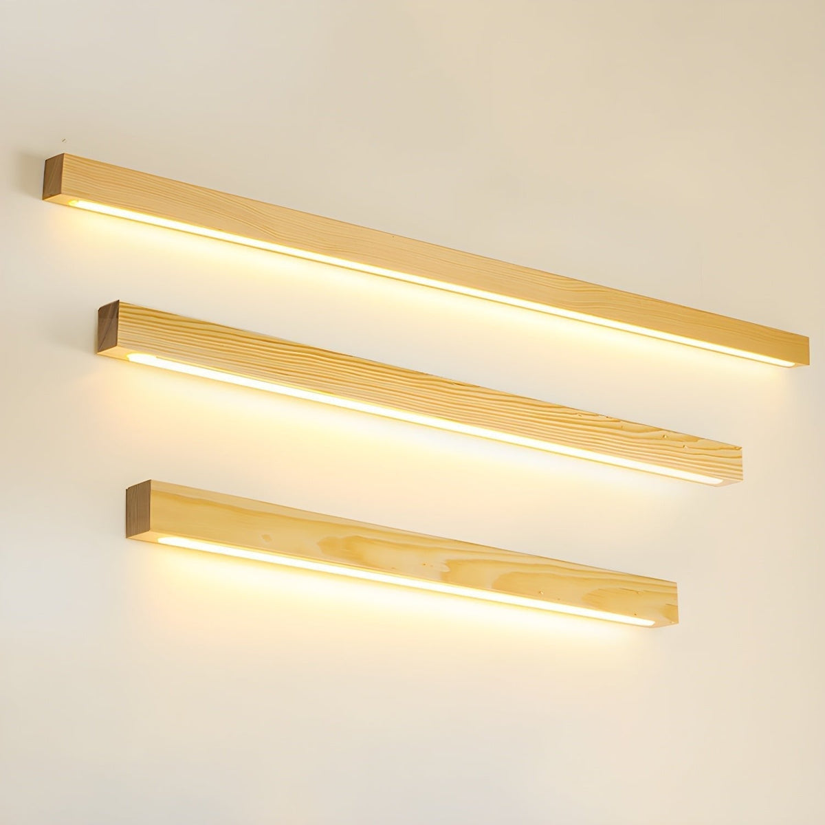 Elvivine Wall Light Wood Linear Minimalist LED
