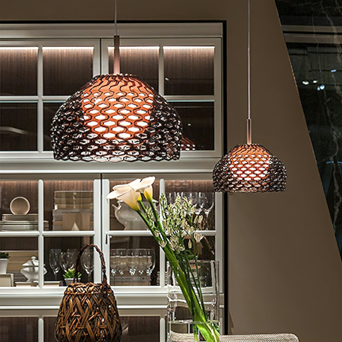 Ilsolion Individual Creativity Plastic Pendant Lamp