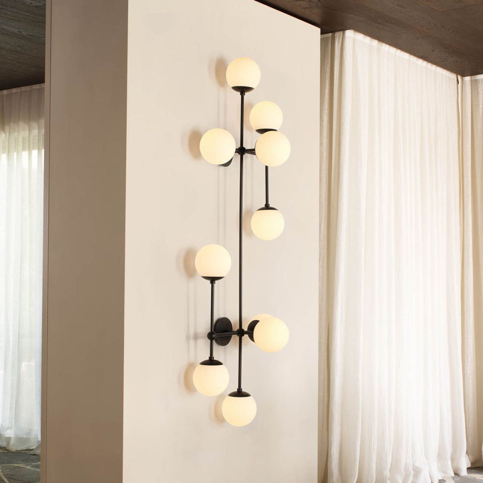 Ulfuvyo Modern Minimalist Glass Wall Lamp - Neutral Decor