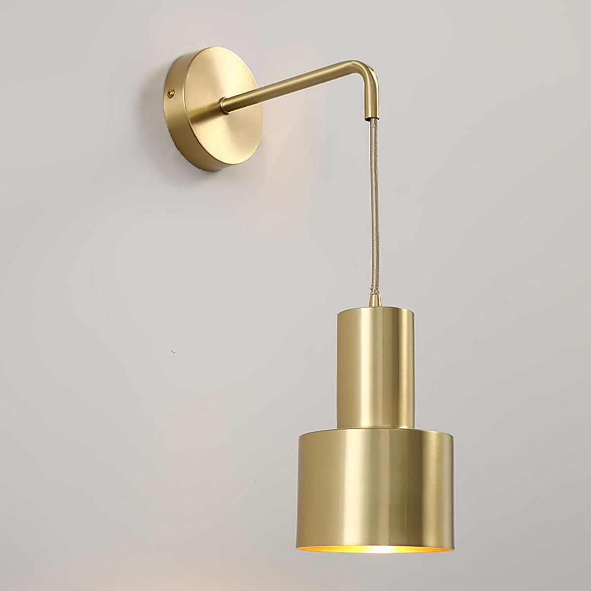 Alvina Modern Minimalist Brass Wall Light