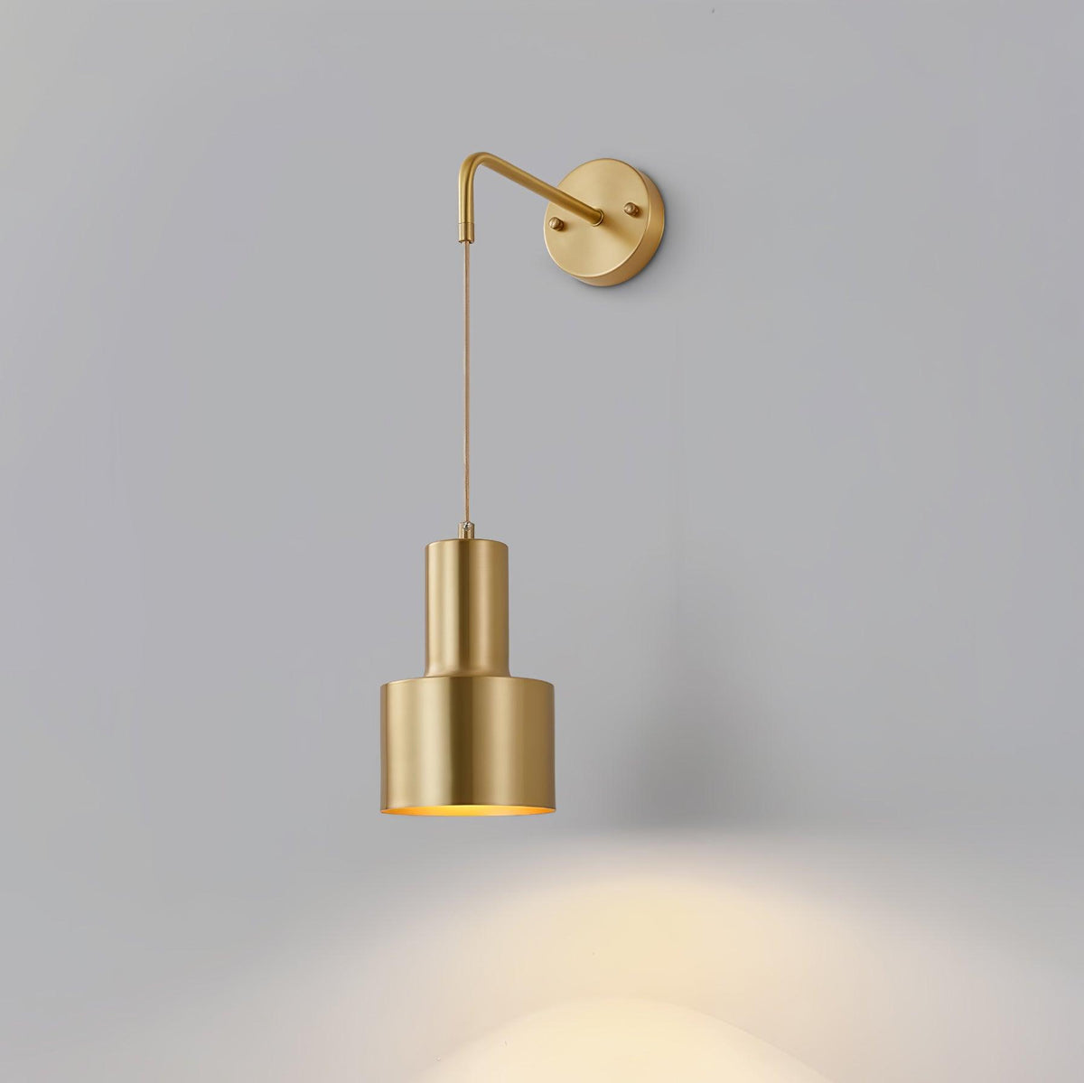 Alvina Modern Minimalist Brass Wall Light