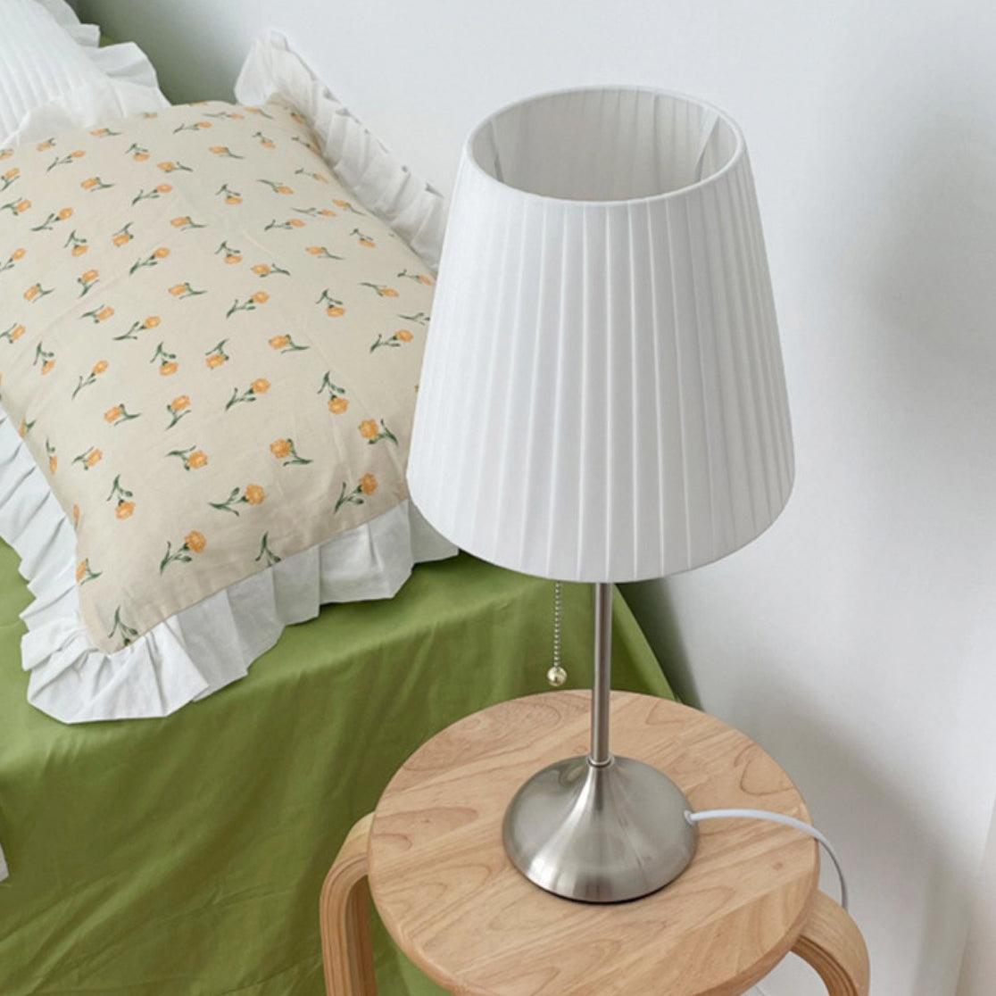 Simplicity Pleated Fabric Table Lamp
