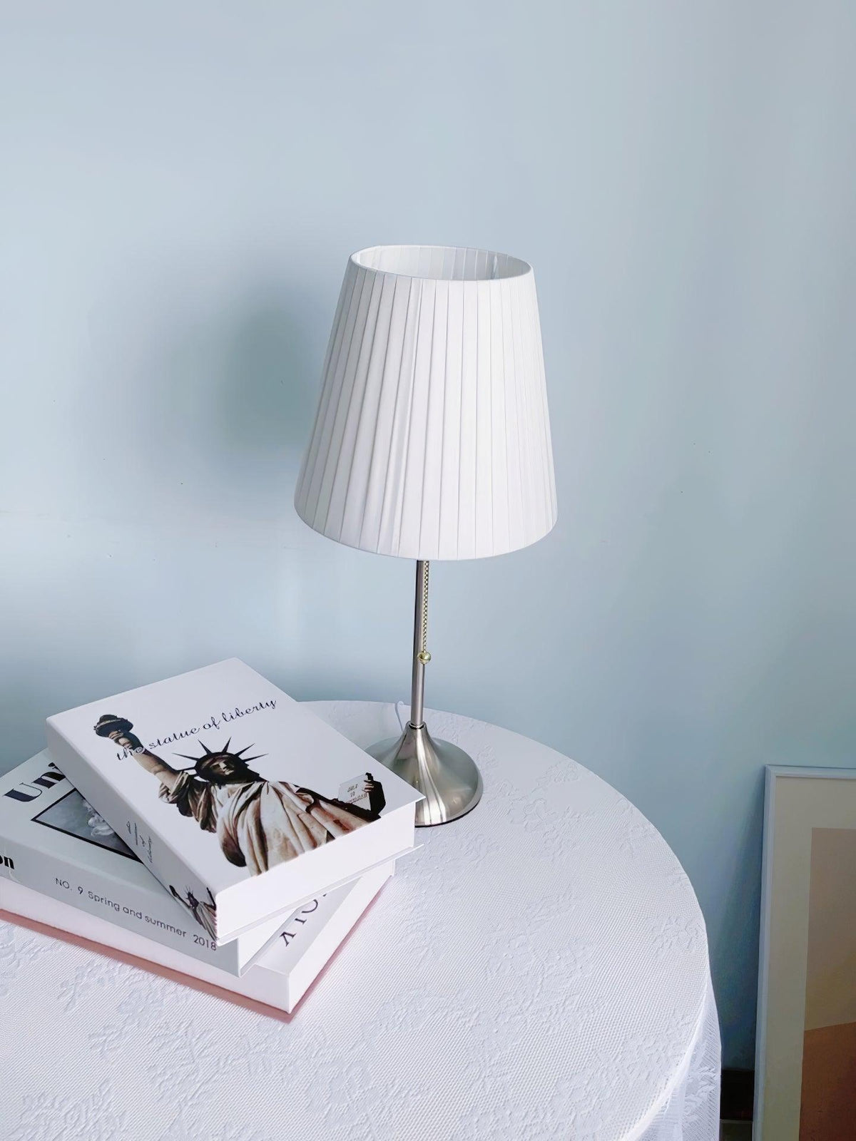 Simplicity Pleated Fabric Table Lamp