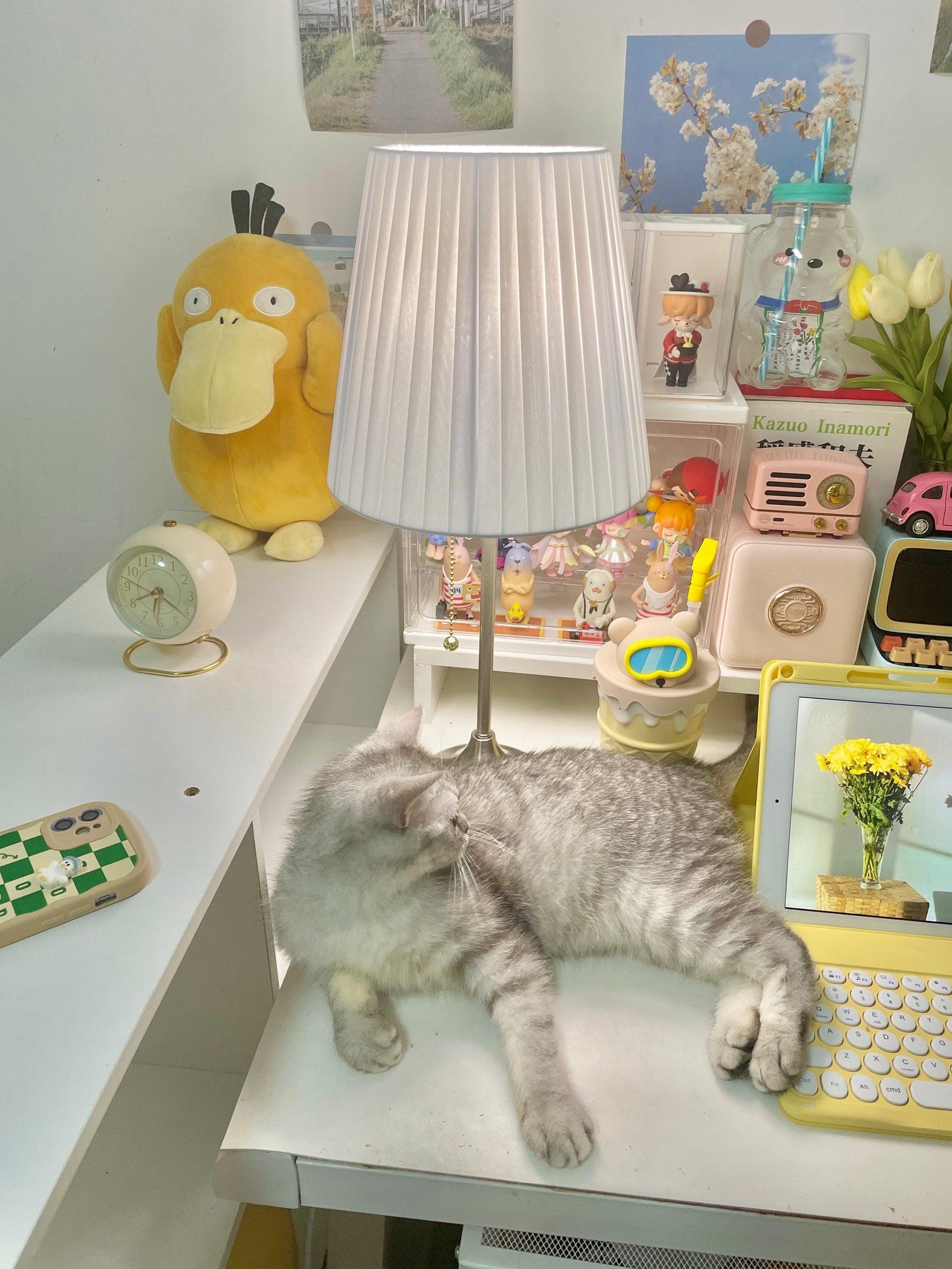 Simplicity Pleated Fabric Table Lamp