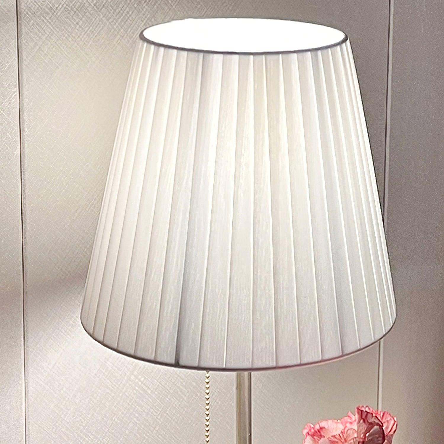 Simplicity Pleated Fabric Table Lamp