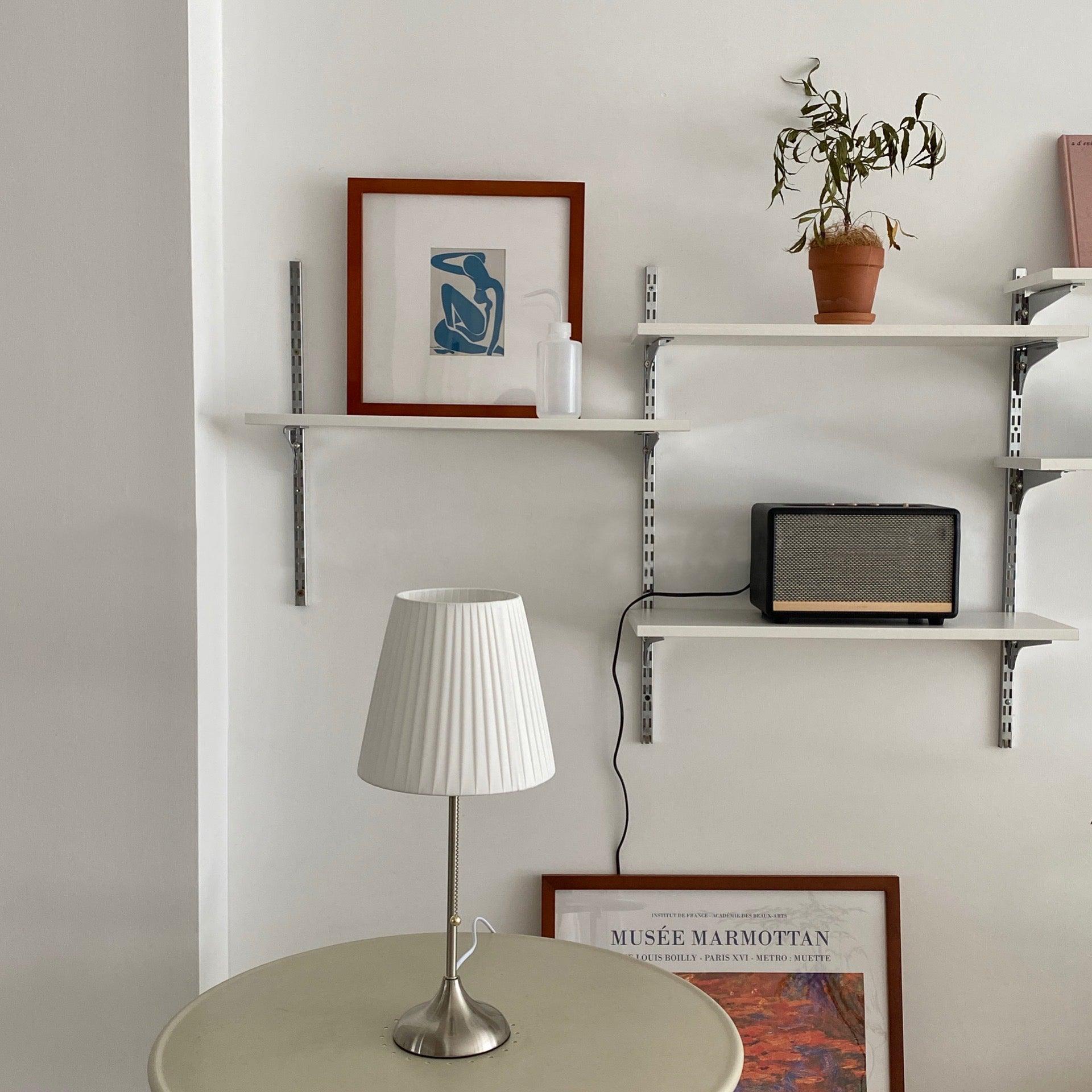Simplicity Pleated Fabric Table Lamp