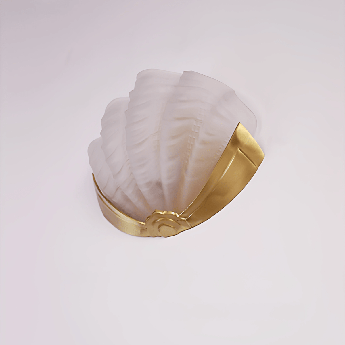 Nico Art Deco Glass Scallop Wall Light