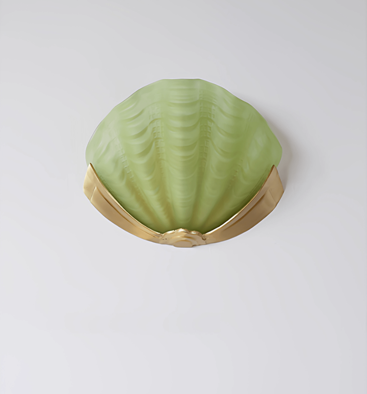 Nico Art Deco Glass Scallop Wall Light