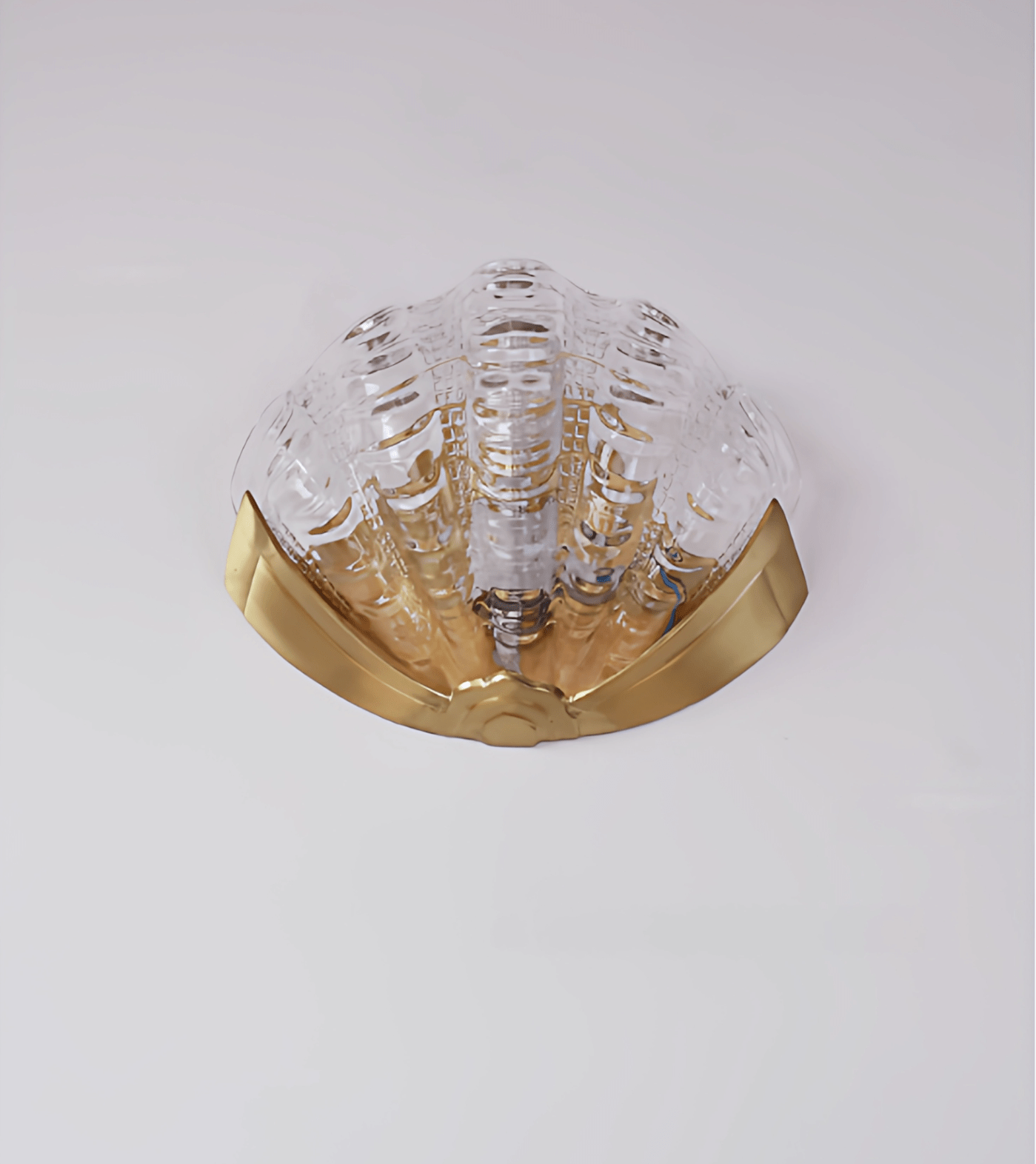 Nico Art Deco Glass Scallop Wall Light