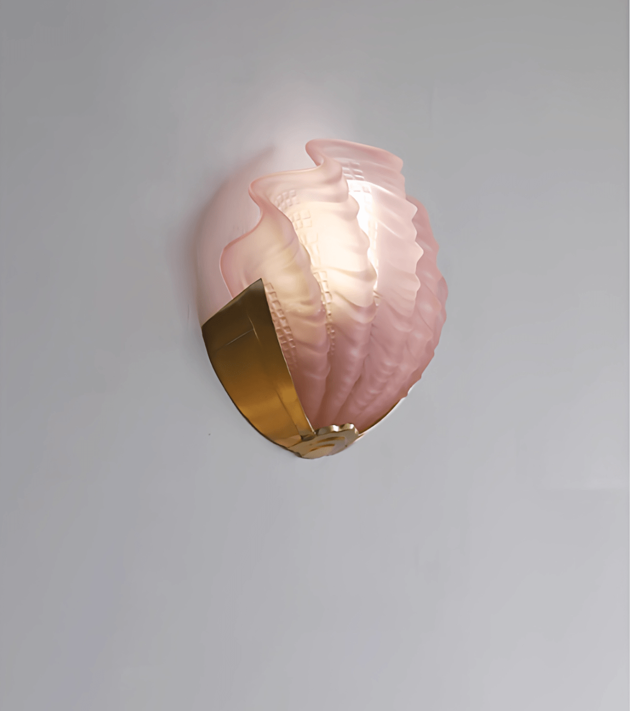 Nico Art Deco Glass Scallop Wall Light