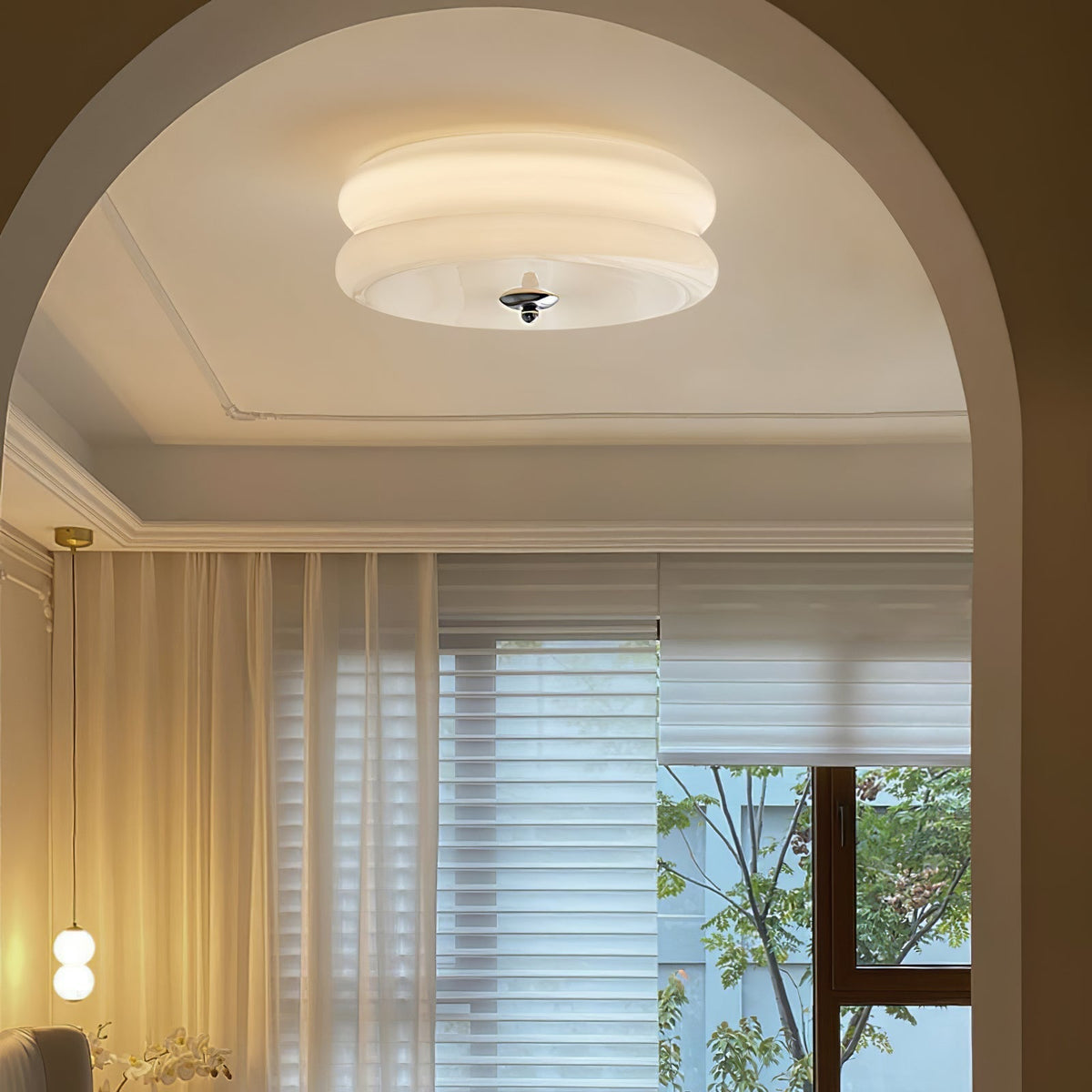 Eirinine Ceiling Light Art Deco Vintage Glass