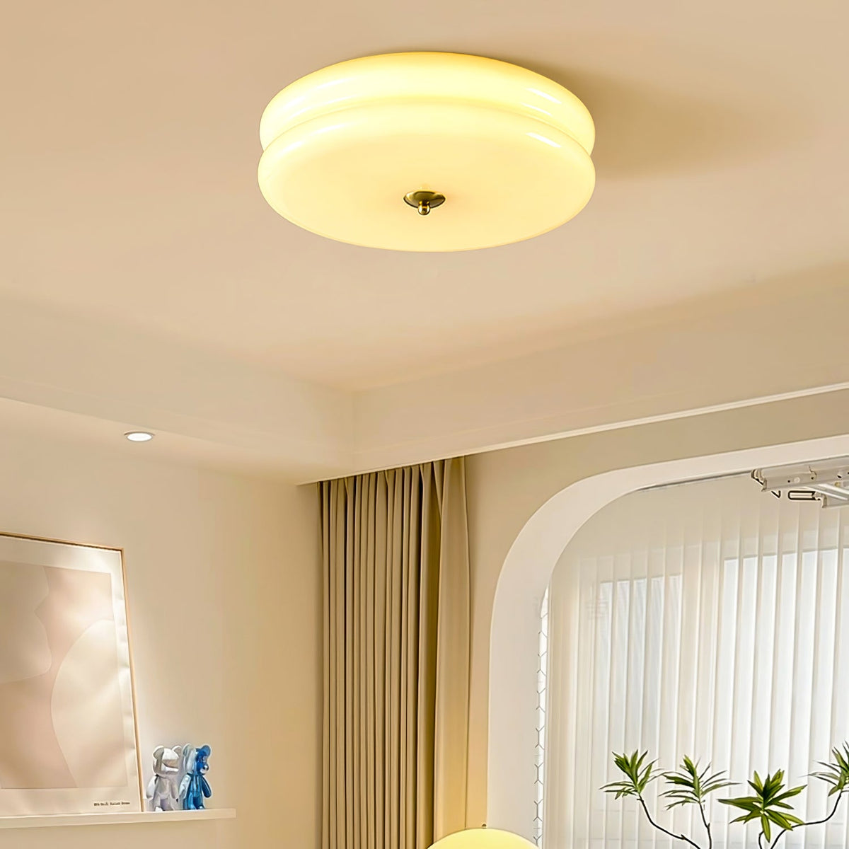 Eirinine Ceiling Light Art Deco Vintage Glass