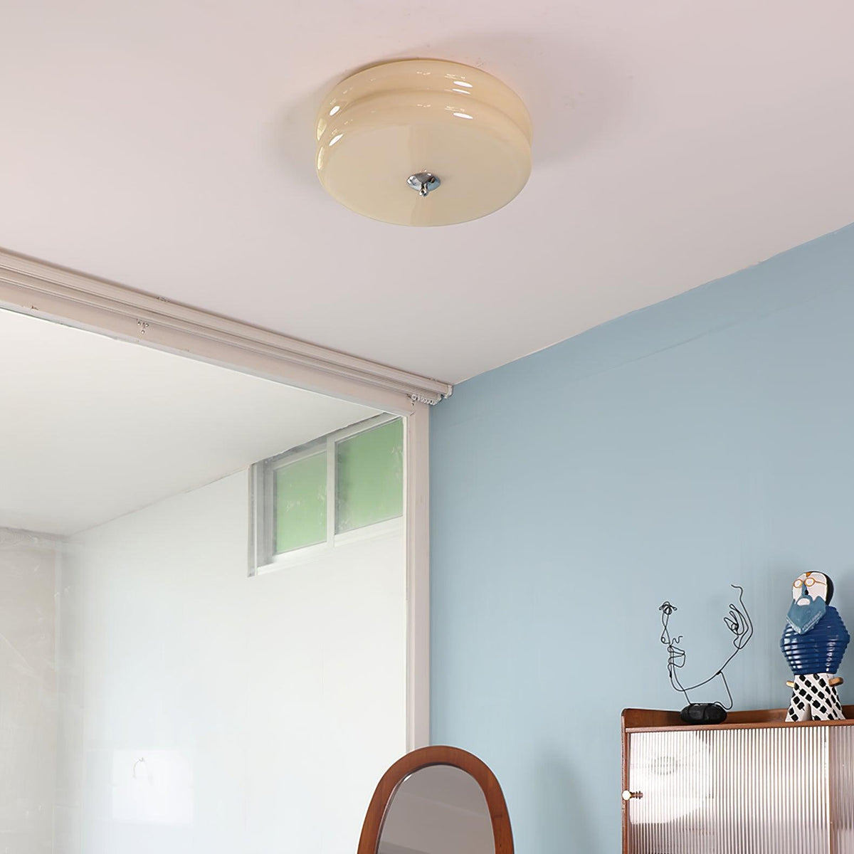 Eirinine Ceiling Light Art Deco Vintage Glass