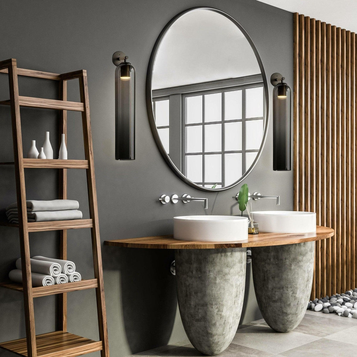 Beauford Glass Indoor Wall Light
