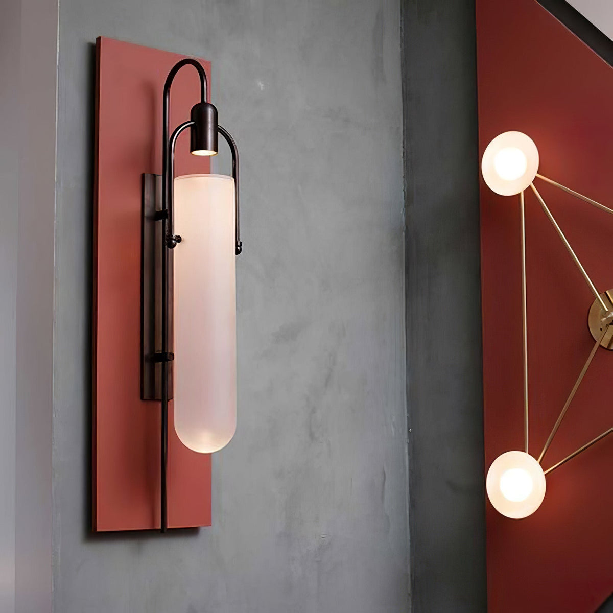 Liororaya Wall Lamp Arc Glass Modern