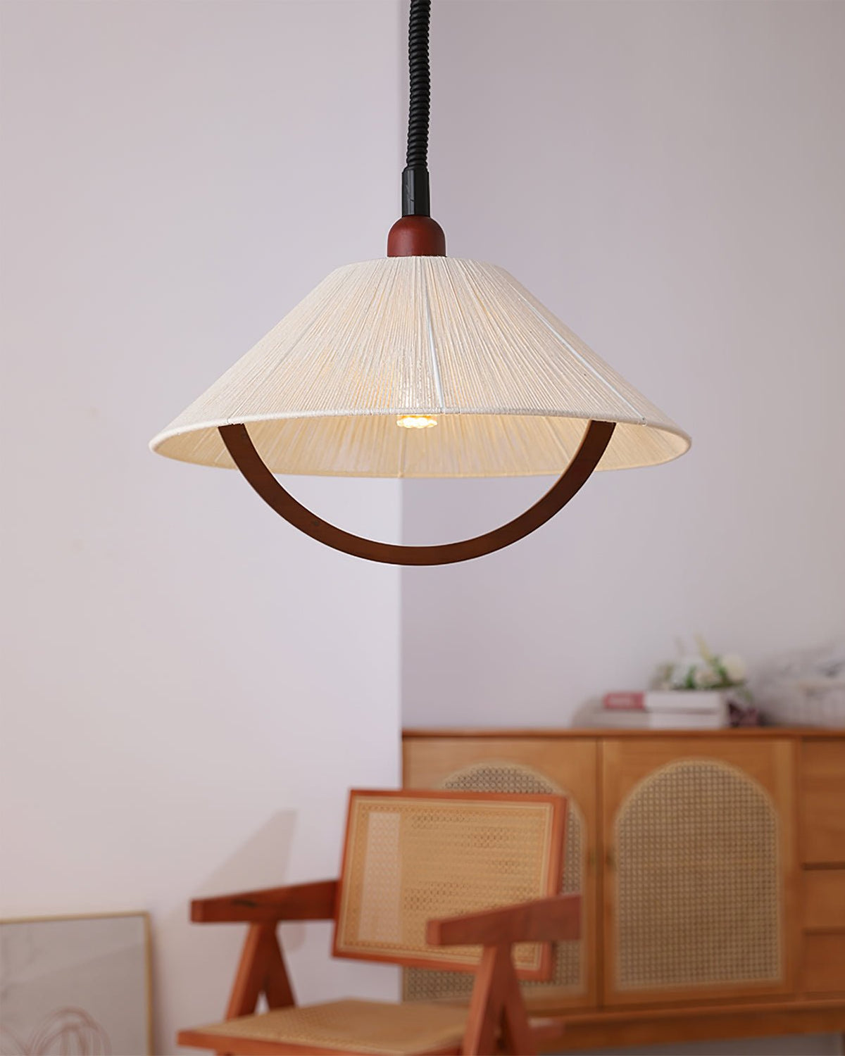 Syraeen Premium Nordic Art Wood Pendant Lamp