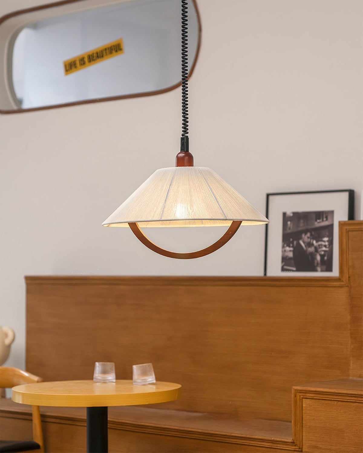 Syraeen Premium Nordic Art Wood Pendant Lamp