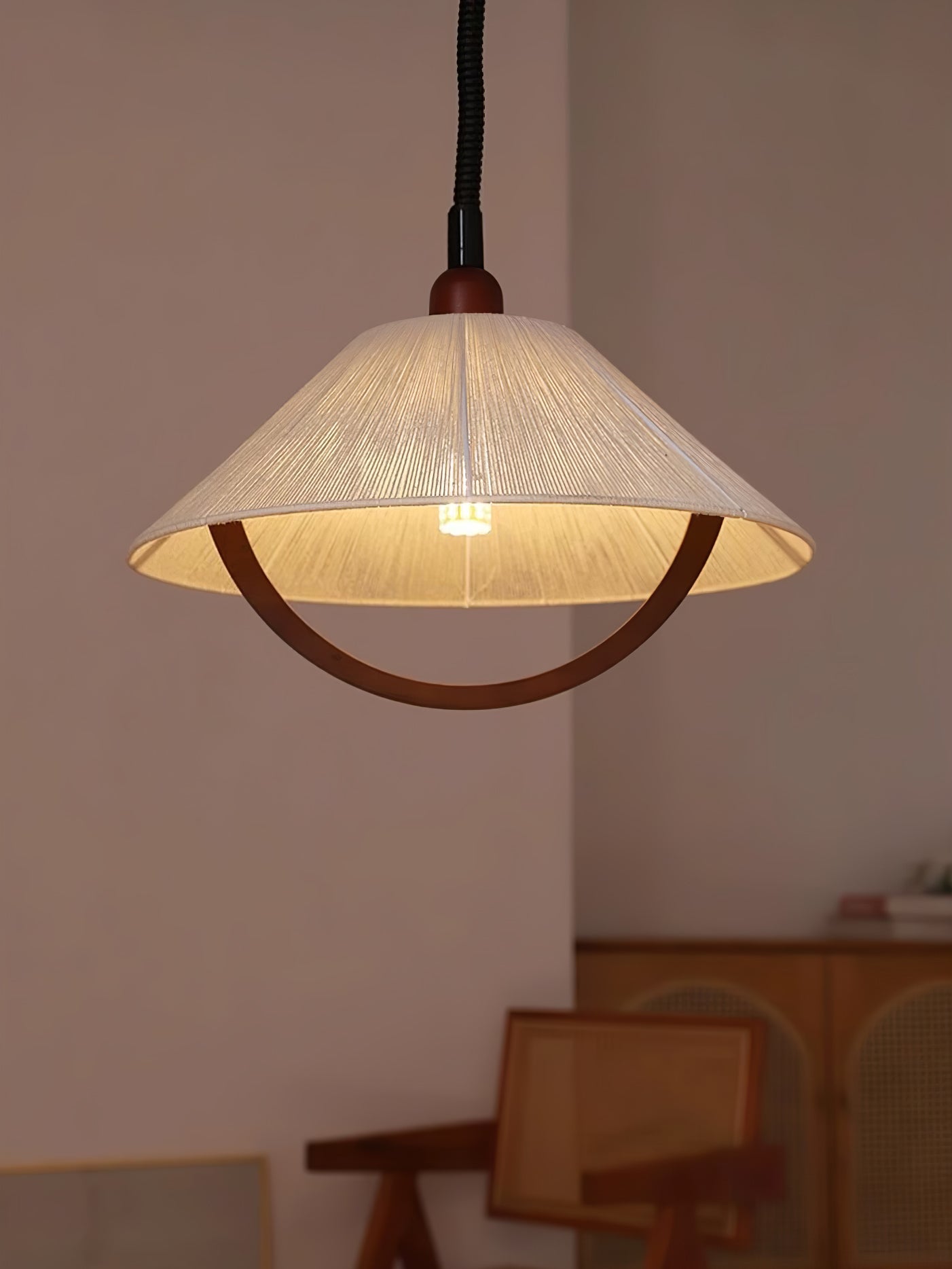 Syraeen Premium Nordic Art Wood Pendant Lamp