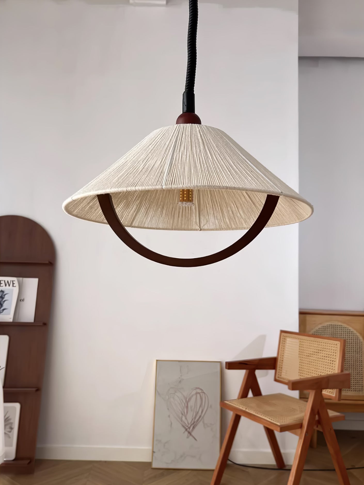 Syraeen Premium Nordic Art Wood Pendant Lamp