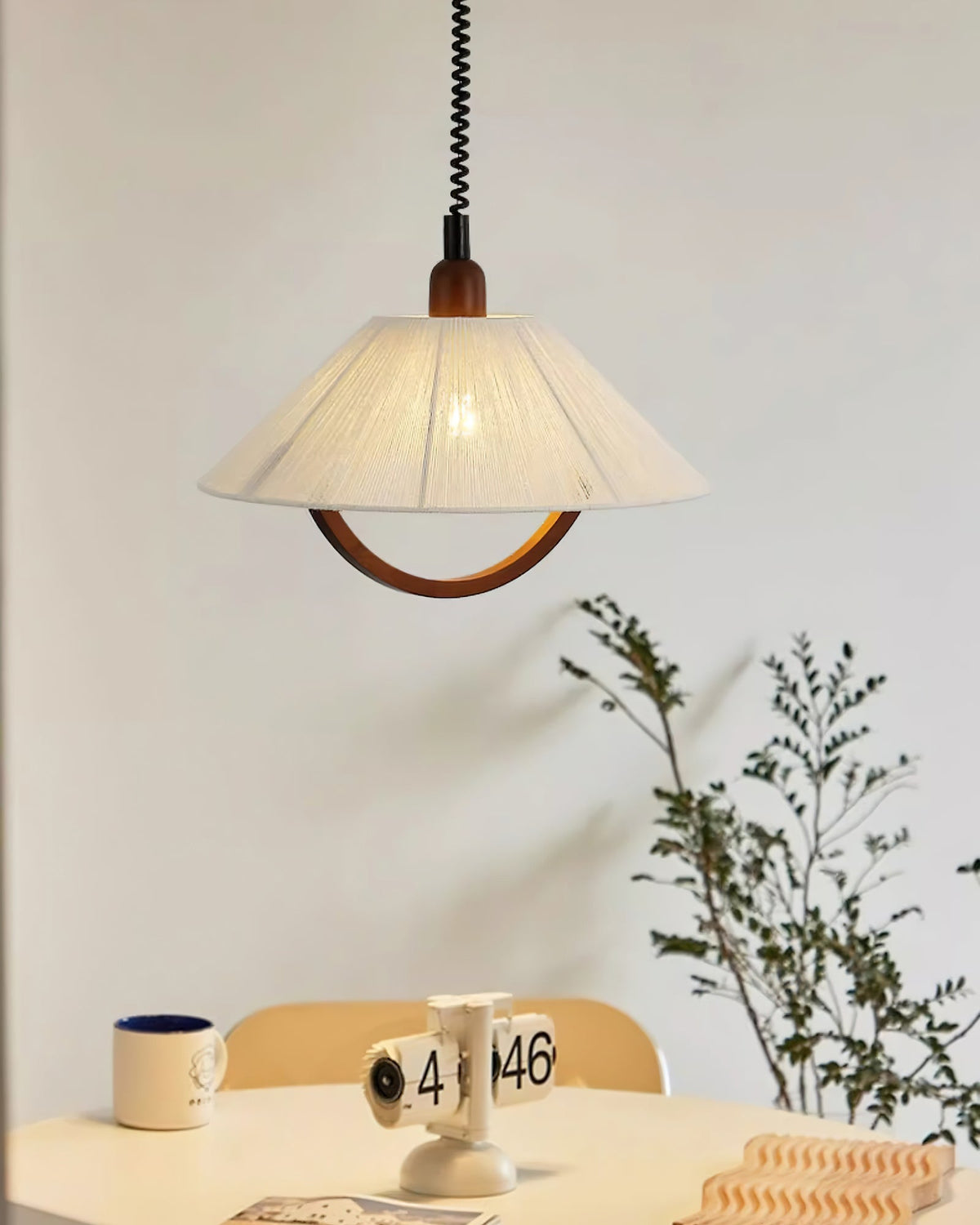 Syraeen Premium Nordic Art Wood Pendant Lamp