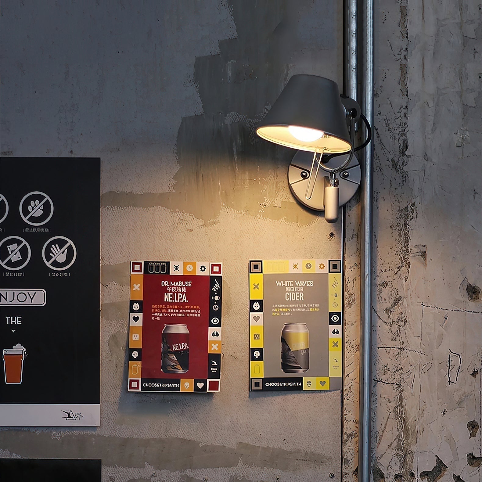 Elaoine Arm Wall Lamp