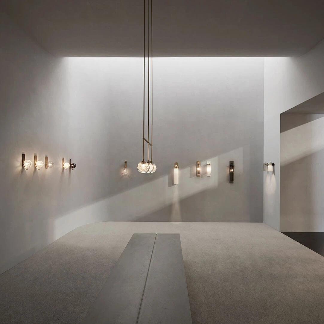 Velivira Conical Glass Wall Light