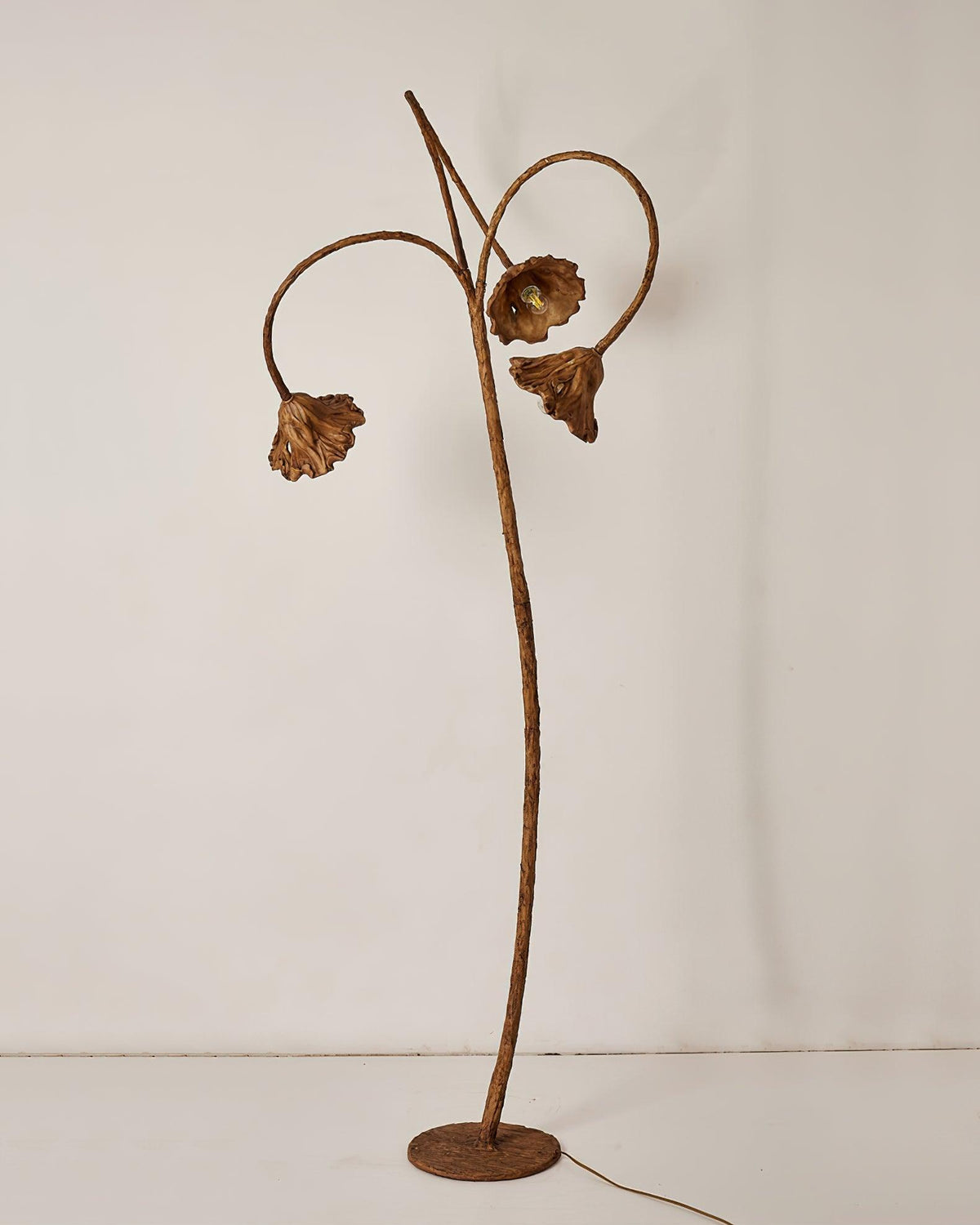 Ailo Natural Resin Floor Lamp