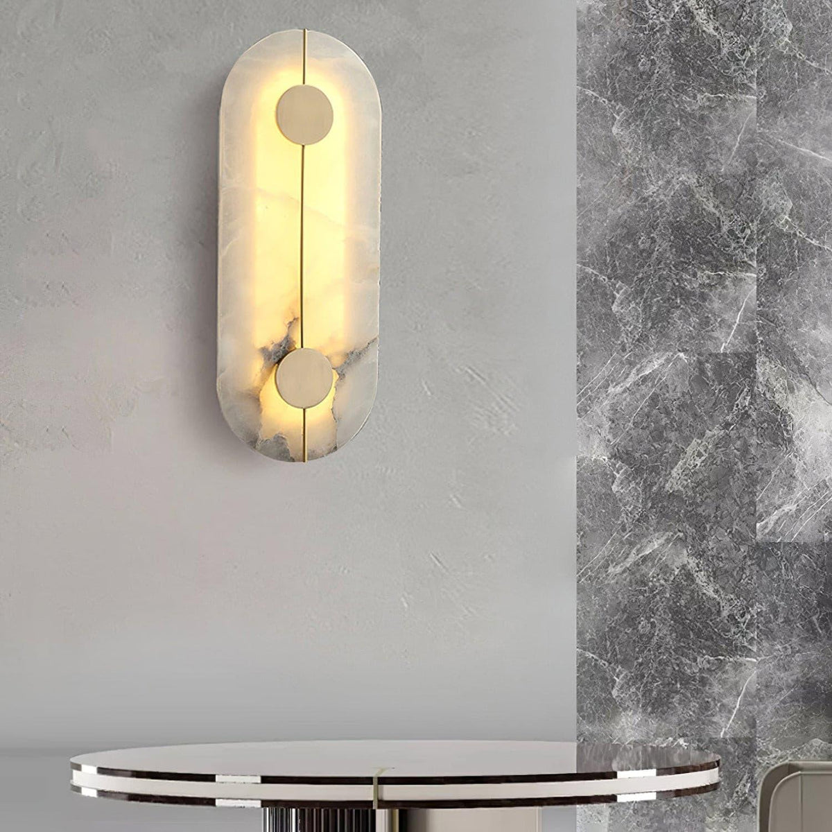 Citheira Minimalist Alabaster Wall Light