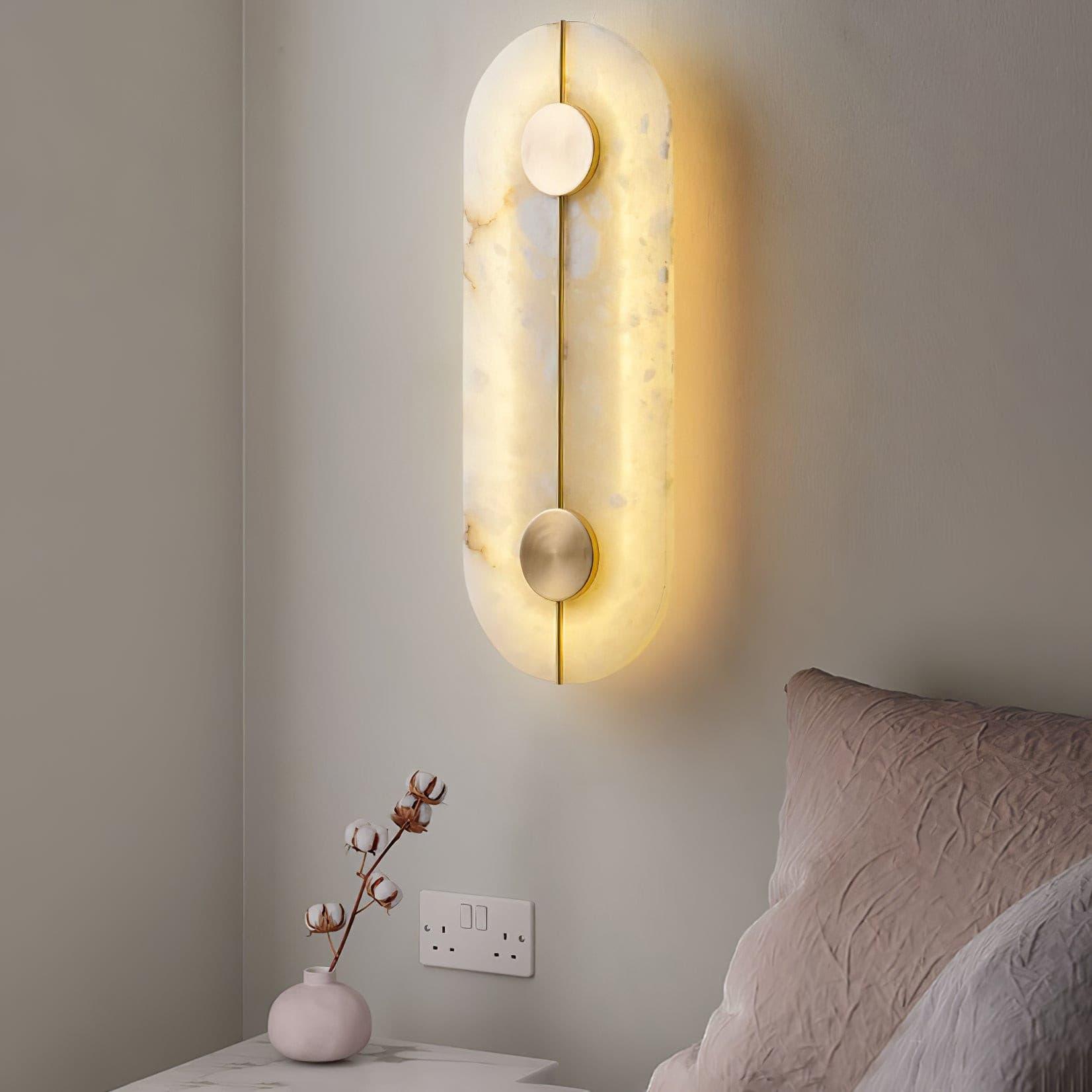 Citheira Minimalist Alabaster Wall Light