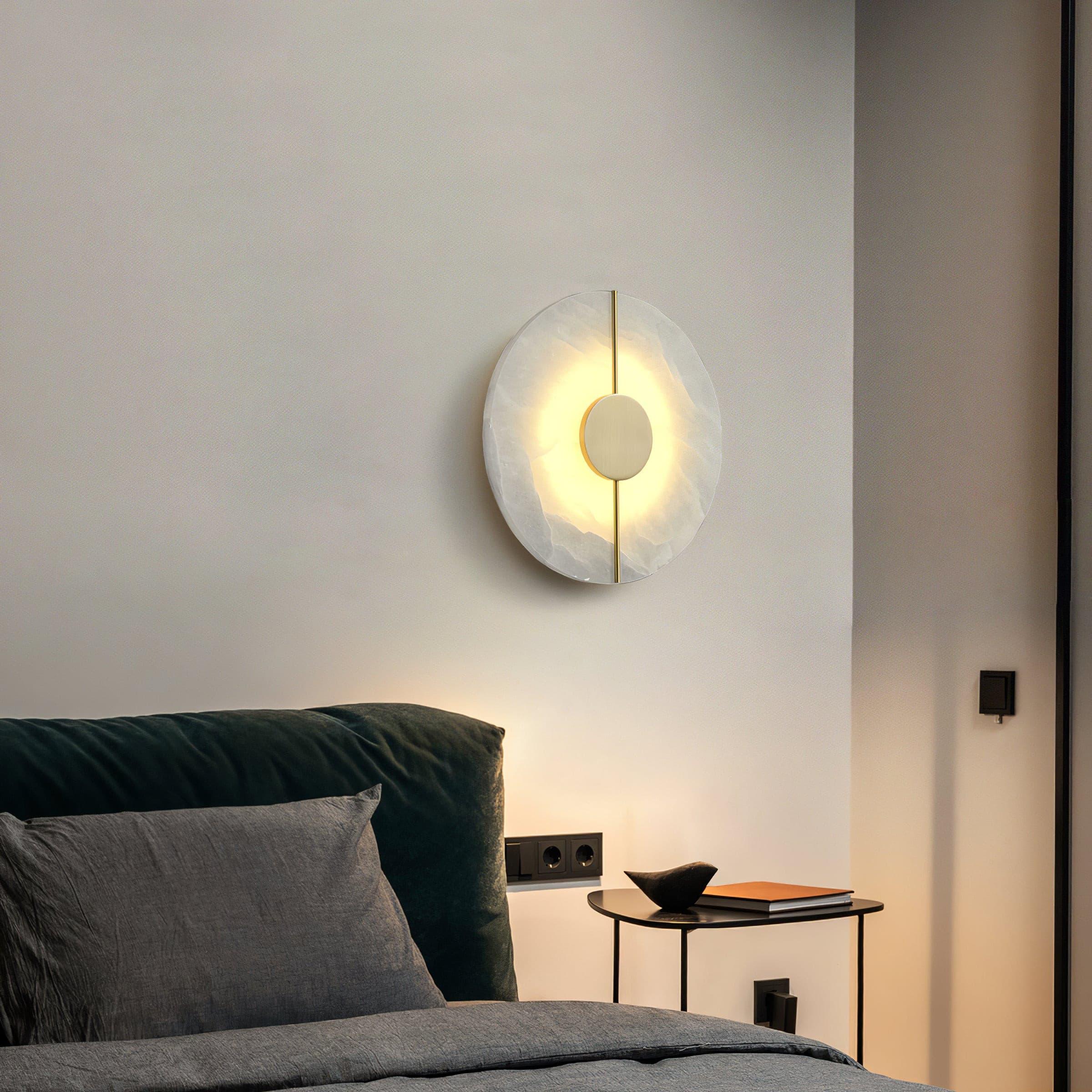 Citheira Minimalist Alabaster Wall Light
