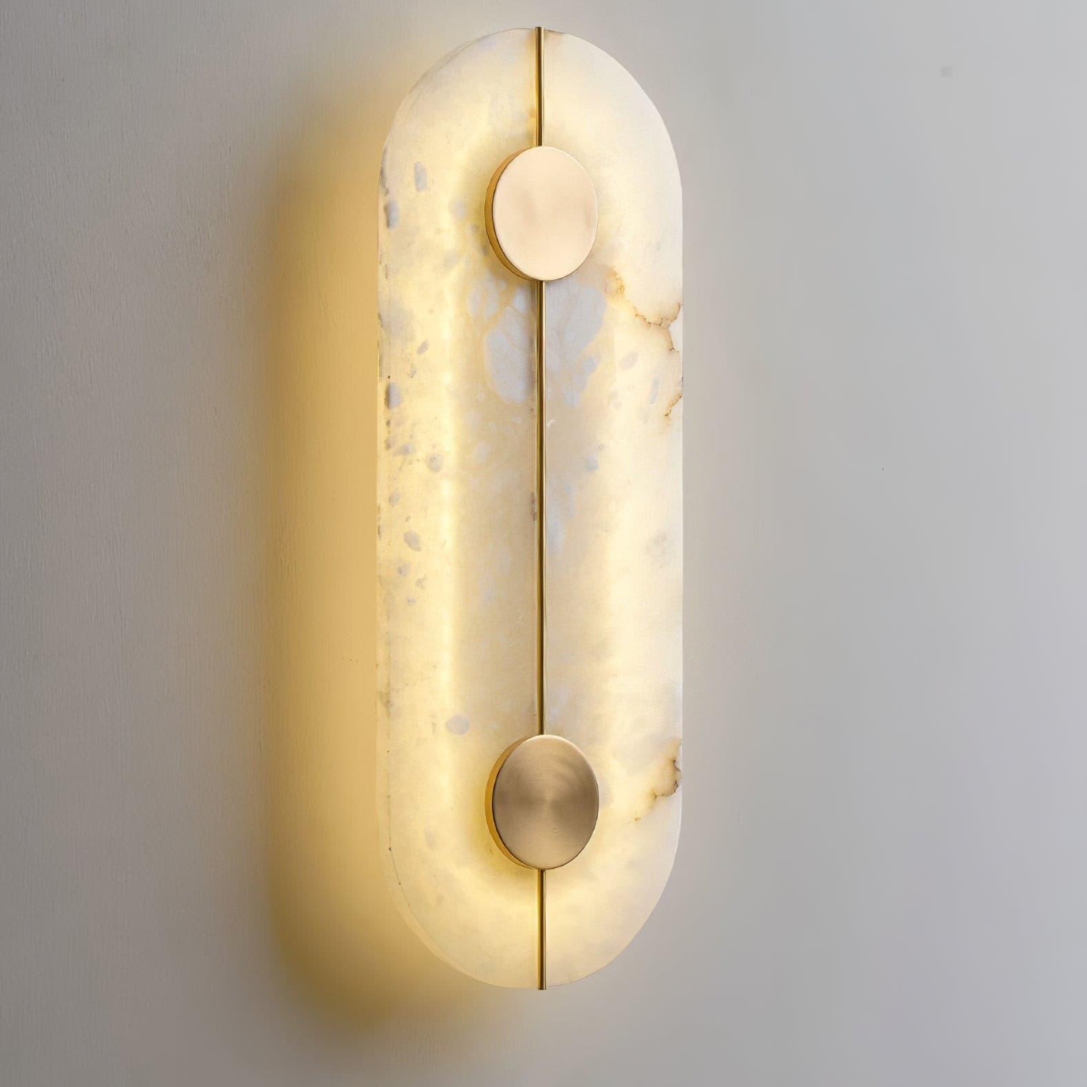 Citheira Minimalist Alabaster Wall Light