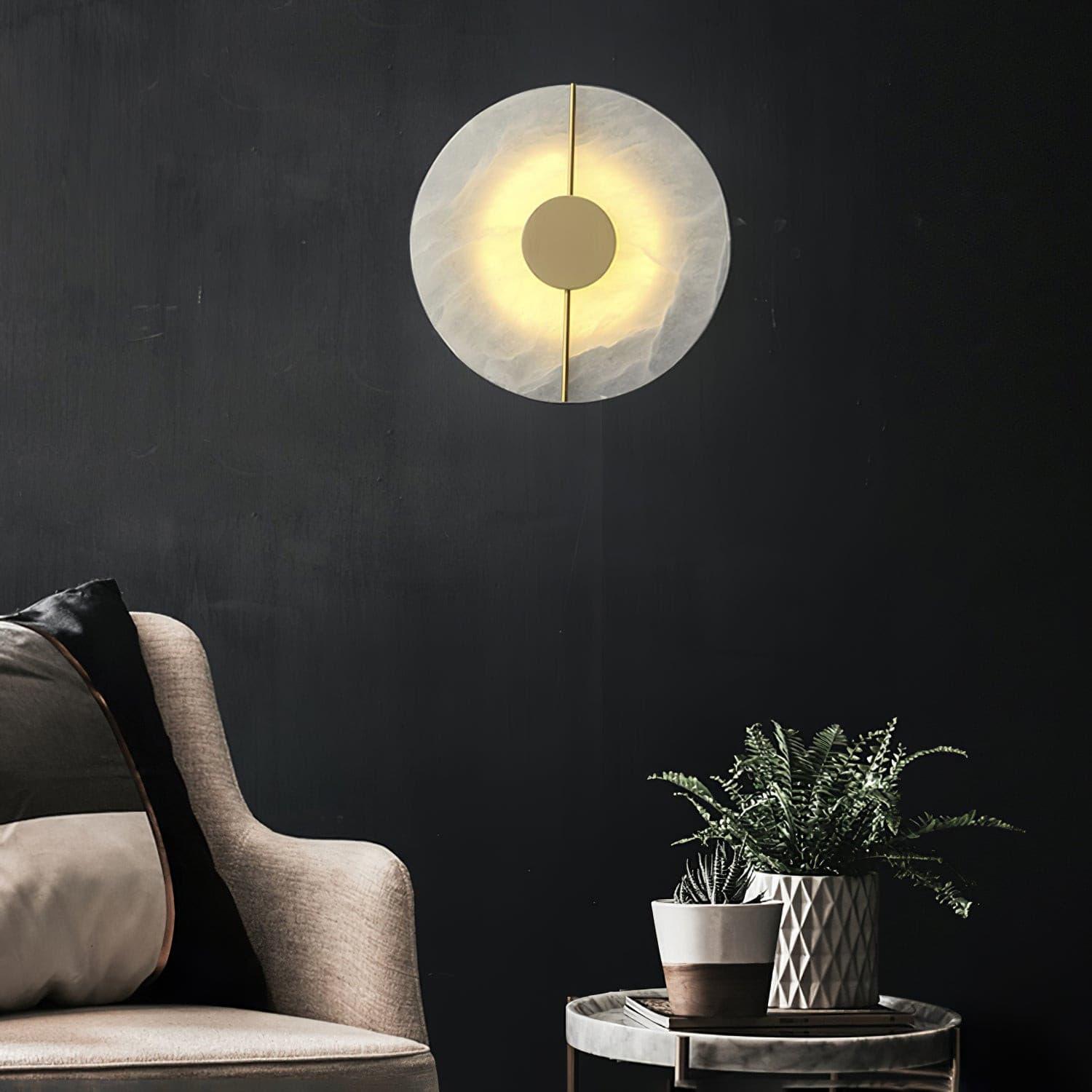 Citheira Minimalist Alabaster Wall Light