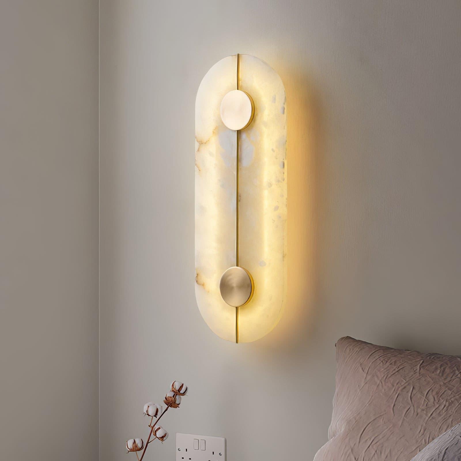 Citheira Minimalist Alabaster Wall Light