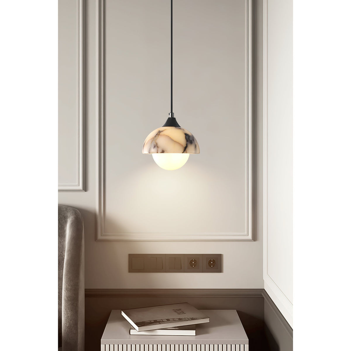 Tavon Modern Minimalist Marble Pendant Lamp
