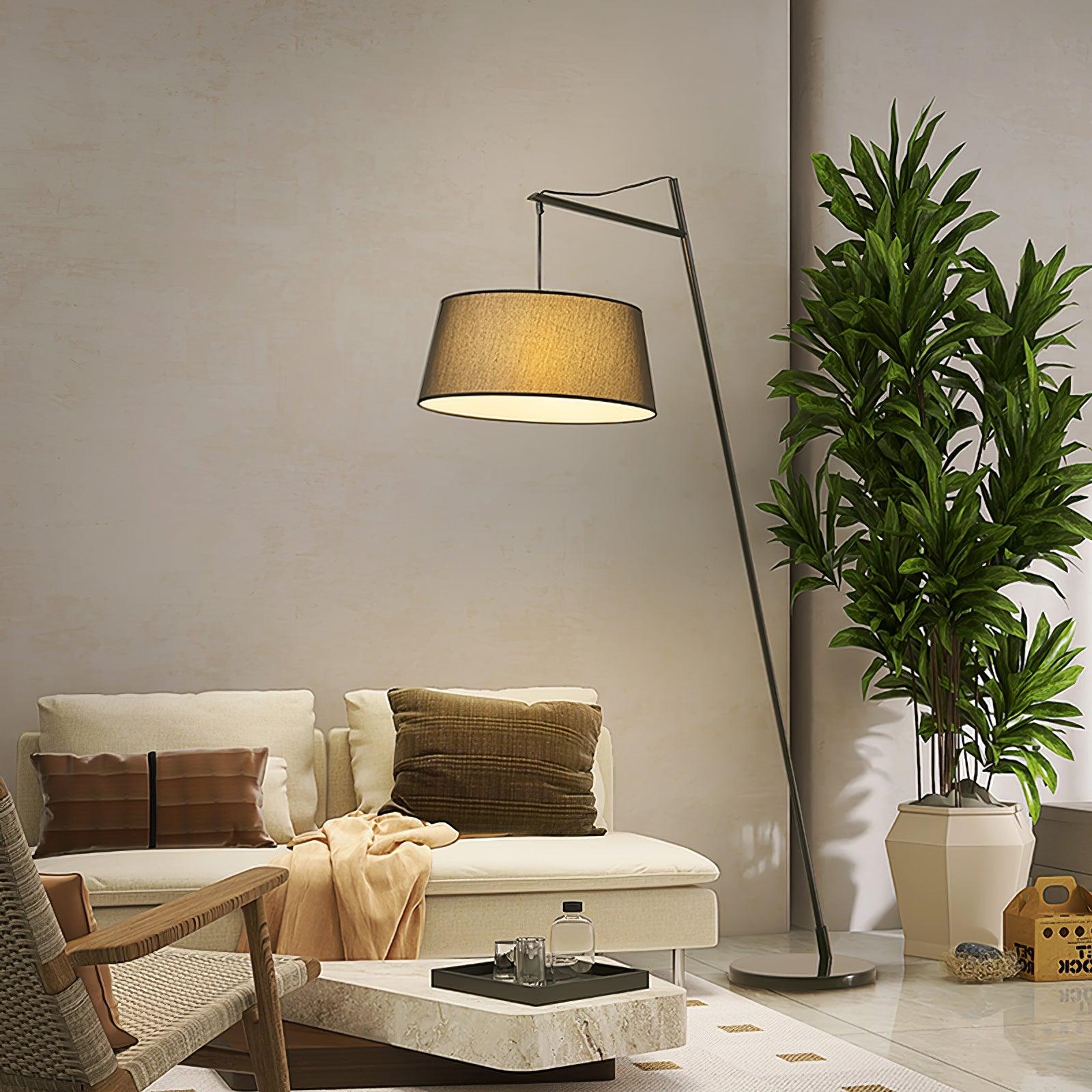 Votalyra Modern Fabric Floor Lamp