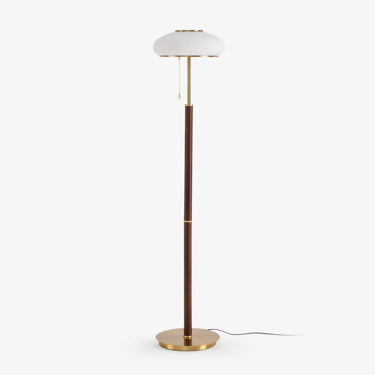 Lioralelia Vintage Glass Floor Lamp
