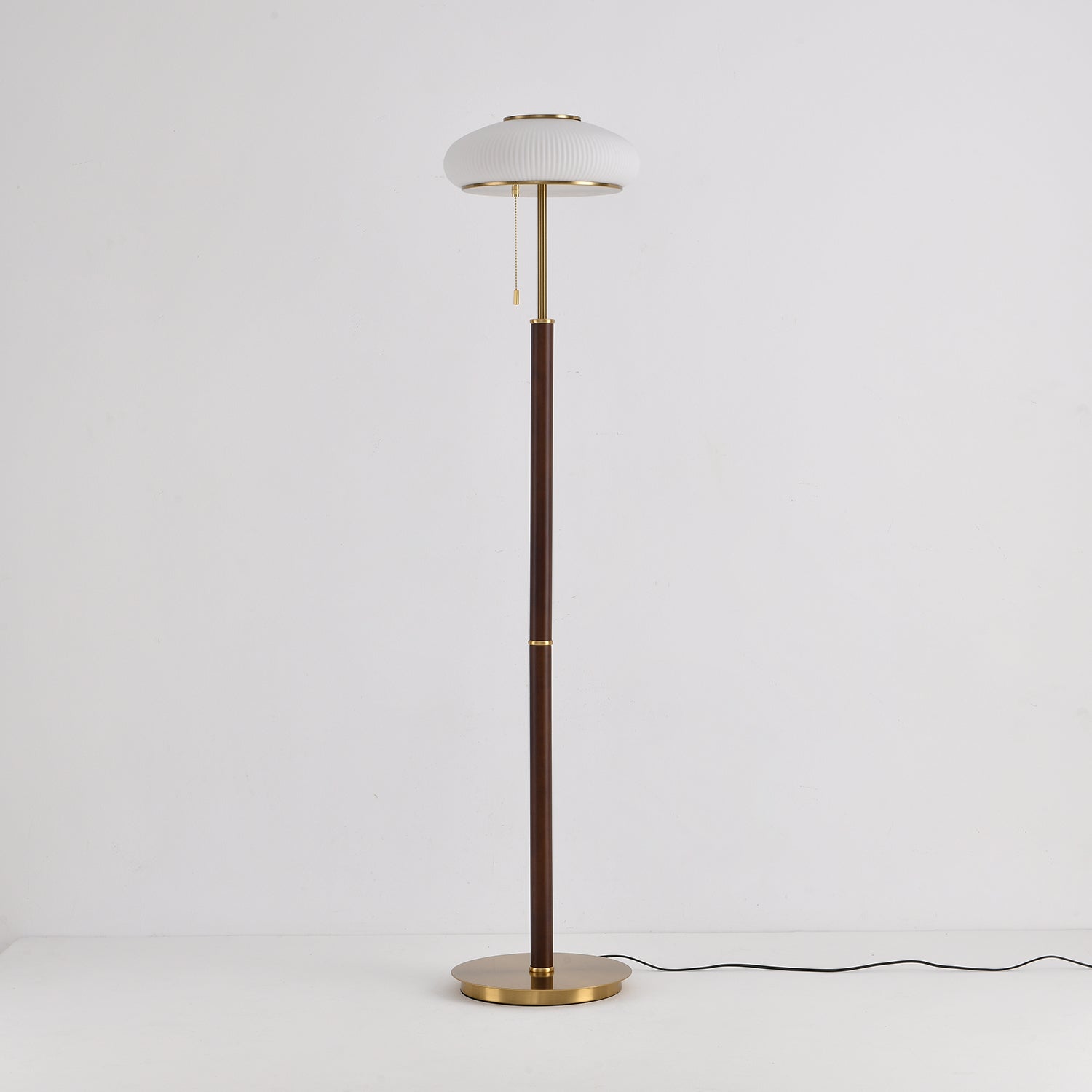 Lioralelia Vintage Glass Floor Lamp