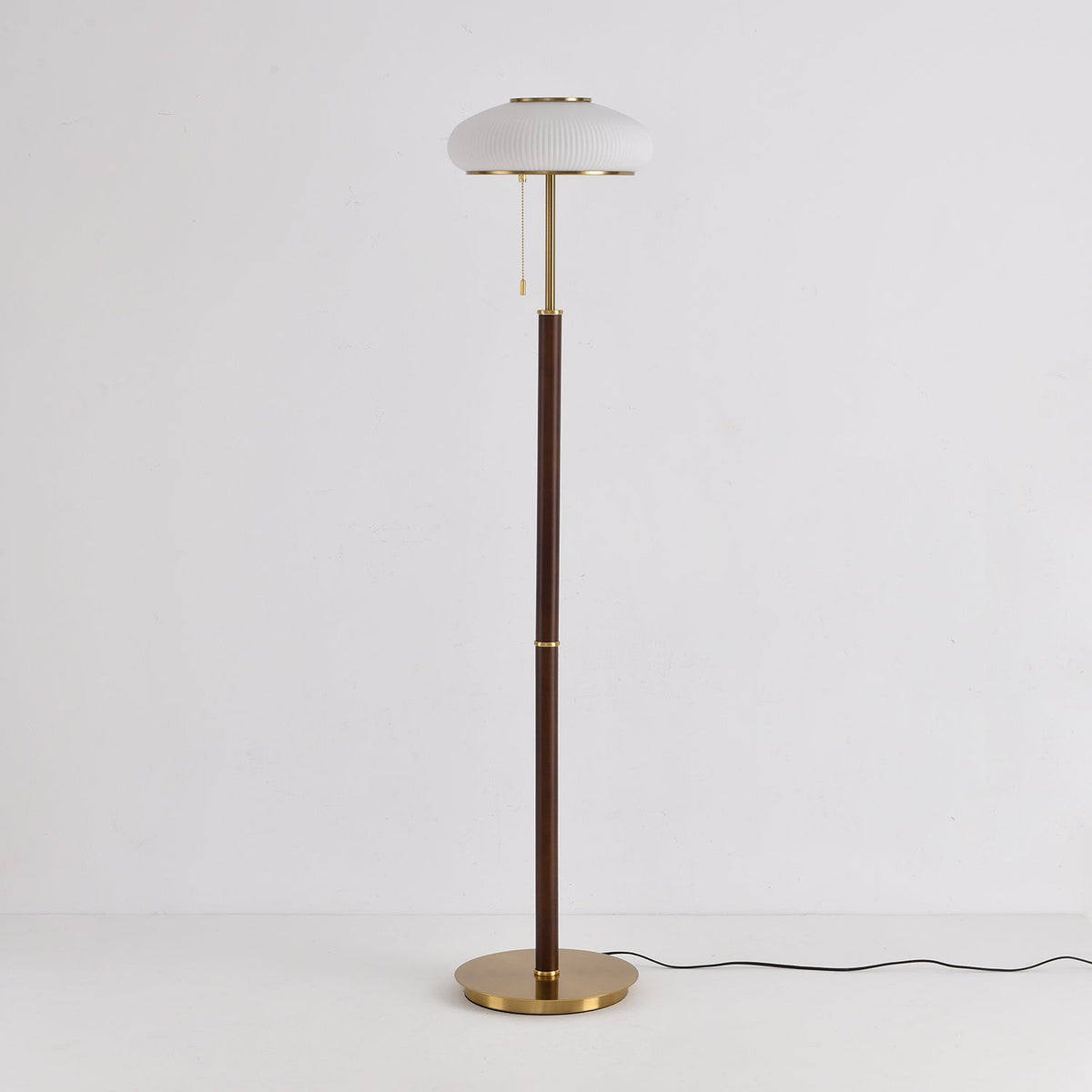 Lioralelia Vintage Glass Floor Lamp